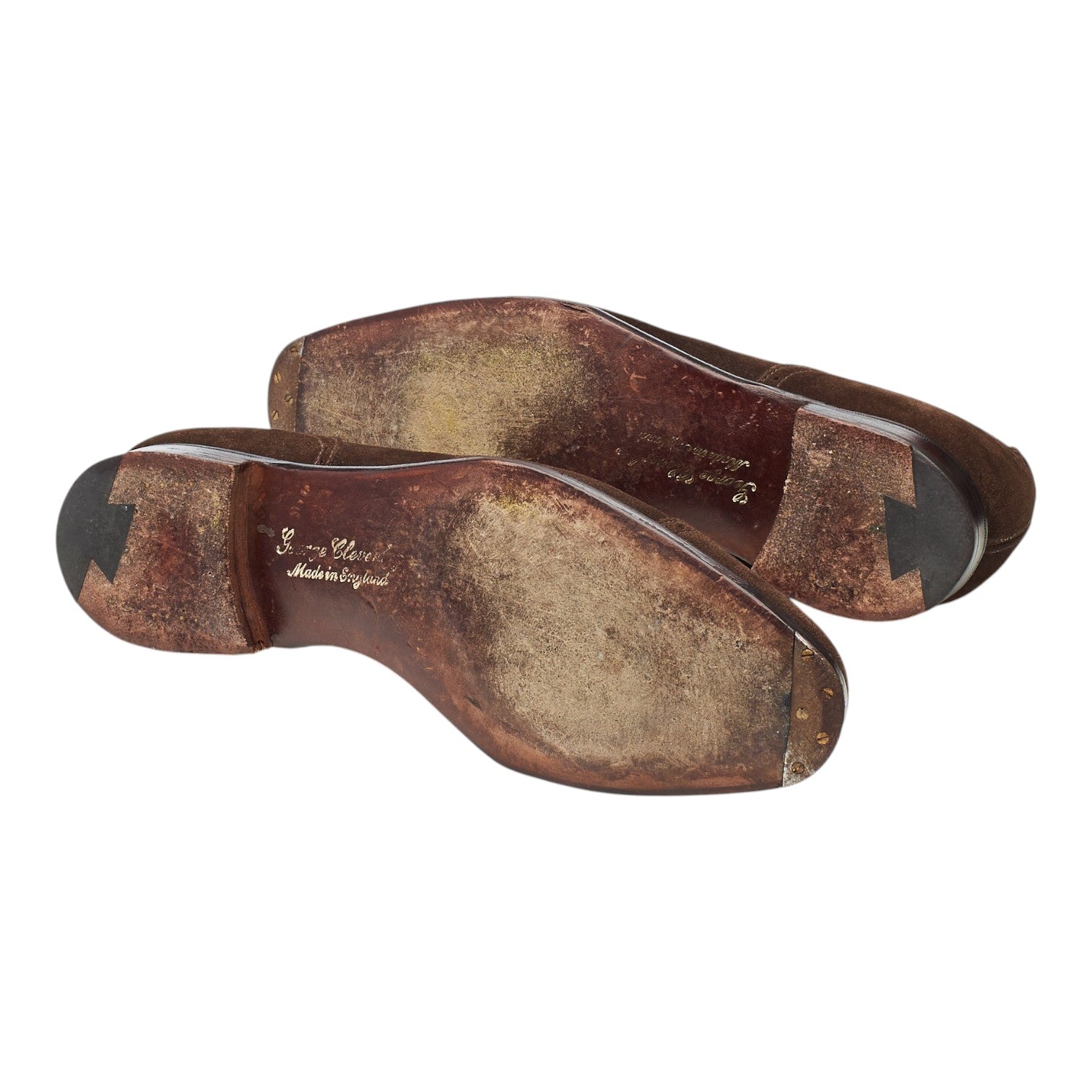 George Cleverley Adam oxford brogues daim marron UK 6