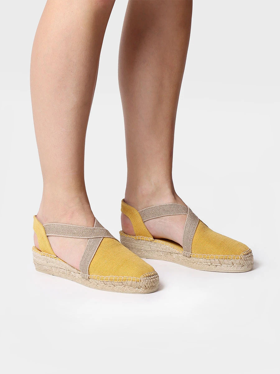 Toni Pons Verdi-V espadrille vegan toile coton plate