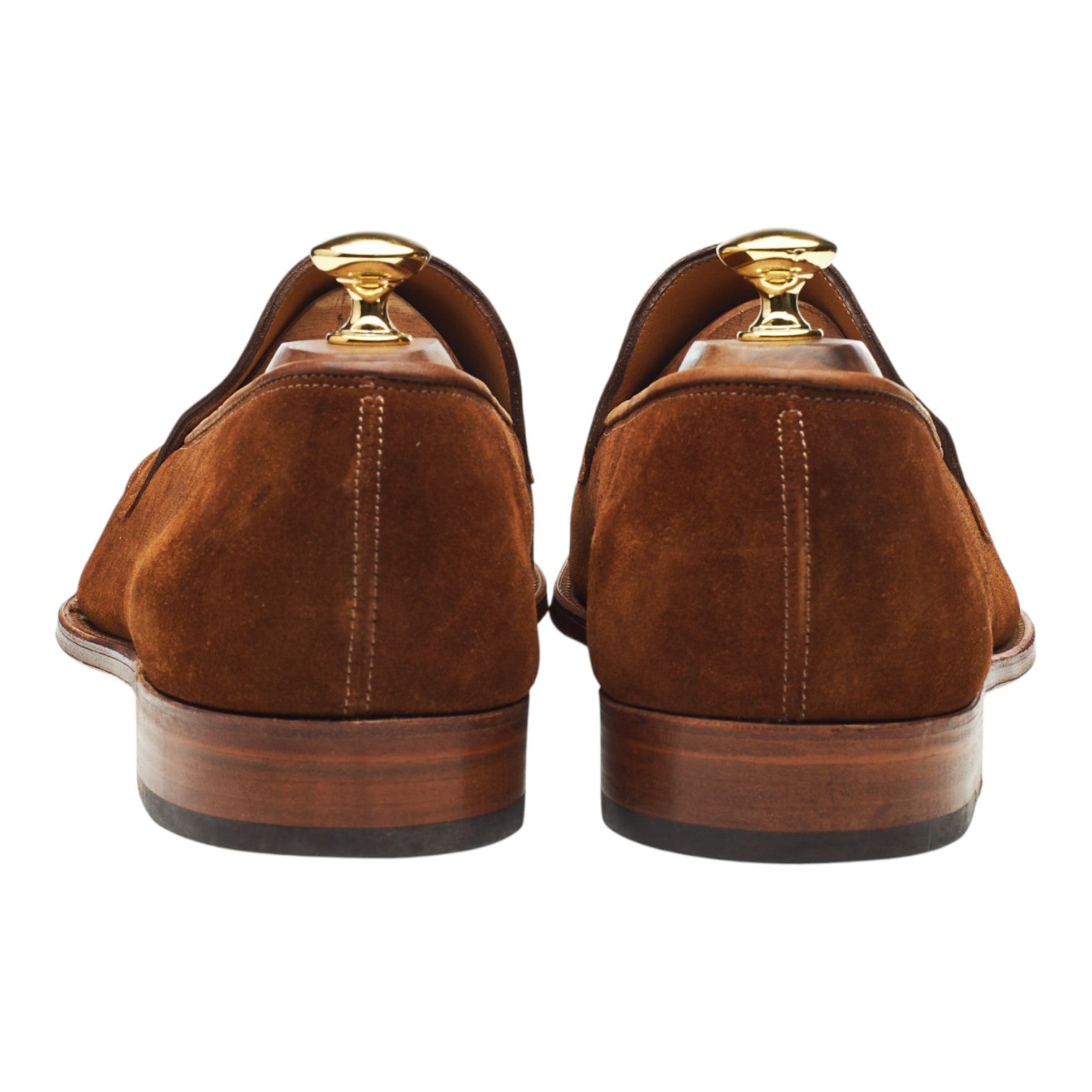 John Lobb Stamford mocassin suède marron UK 11