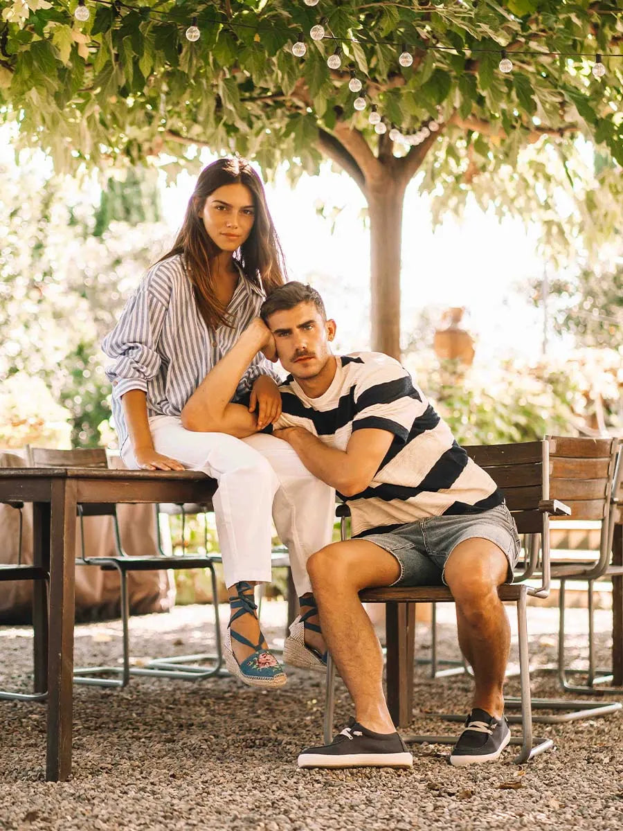 Toni Pons Ian chaussure homme toile coton bleu marine