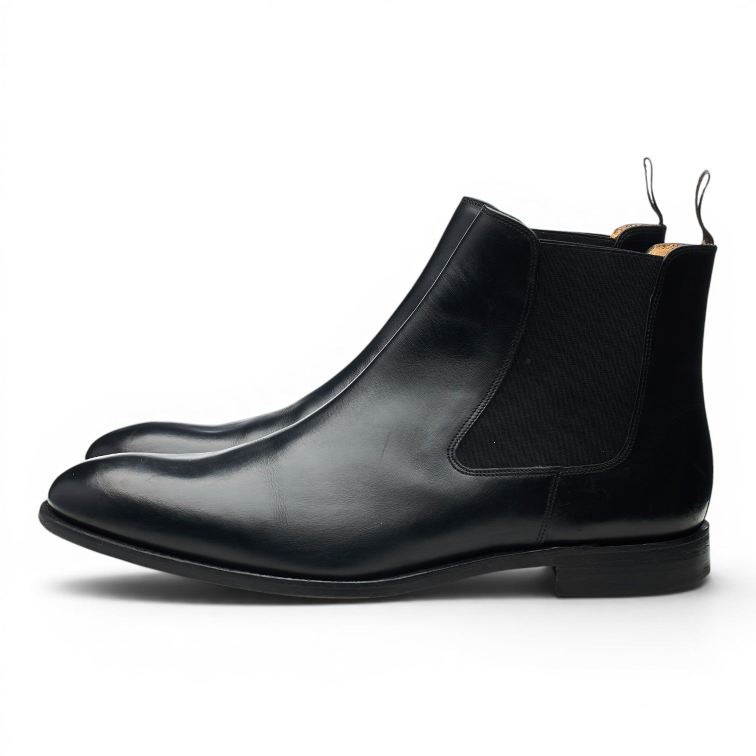 Loake Petworth bottines chelsea cuir noir UK 12