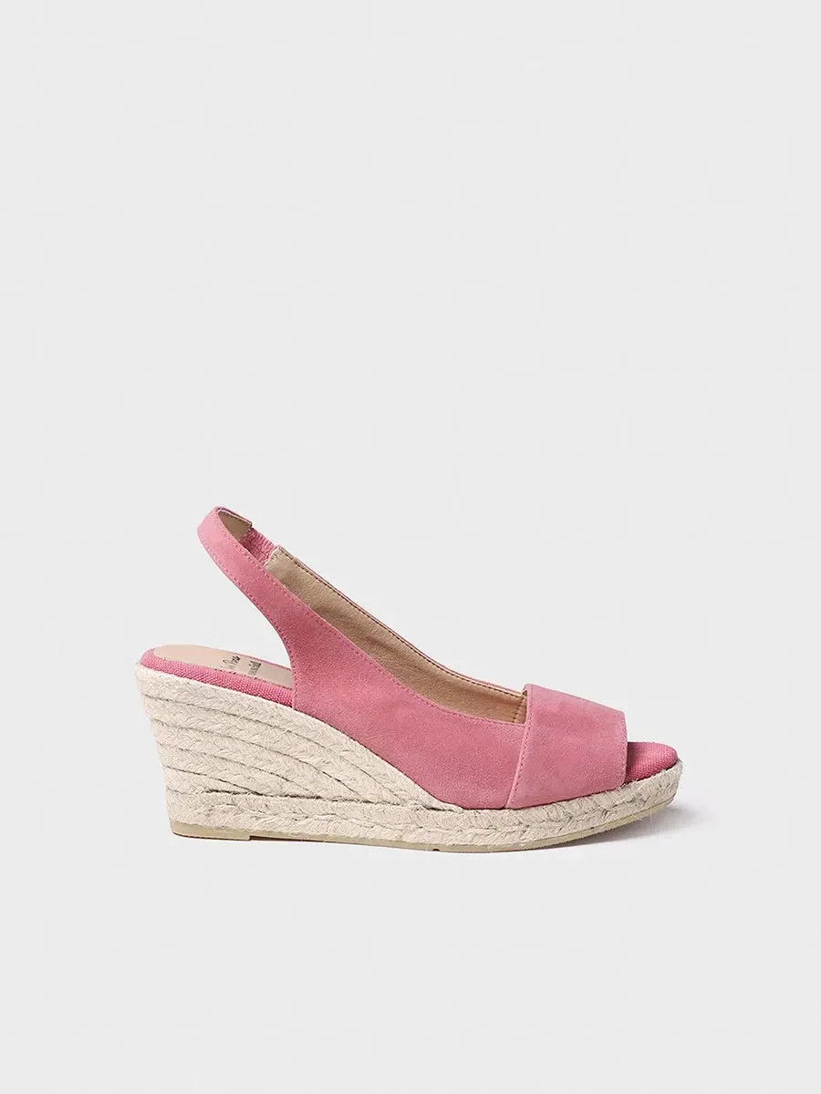 Toni Pons Monza-A espadrilles compensées suède talon 7,5 cm