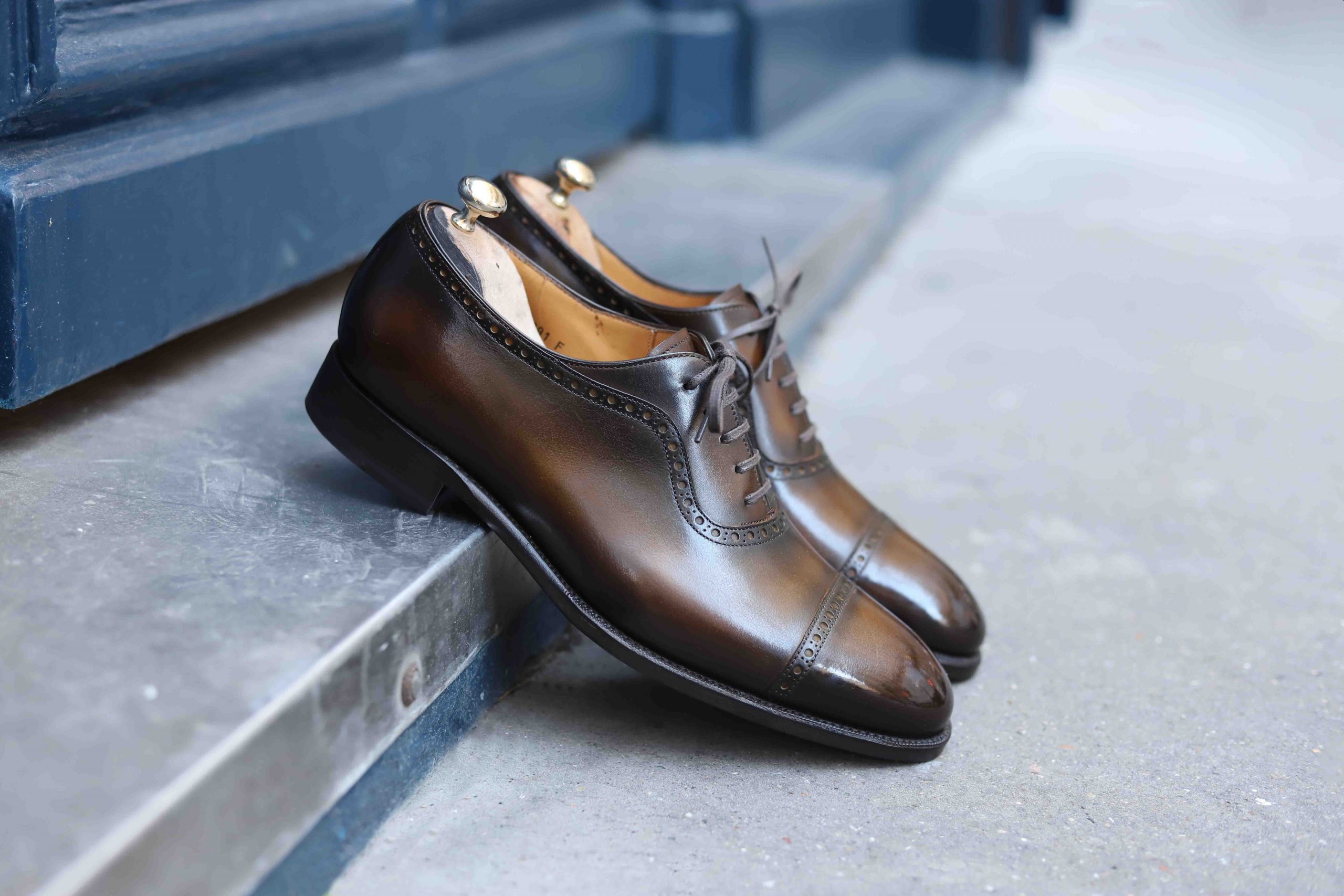 Malfroid Bristol oxford cuir pour patine