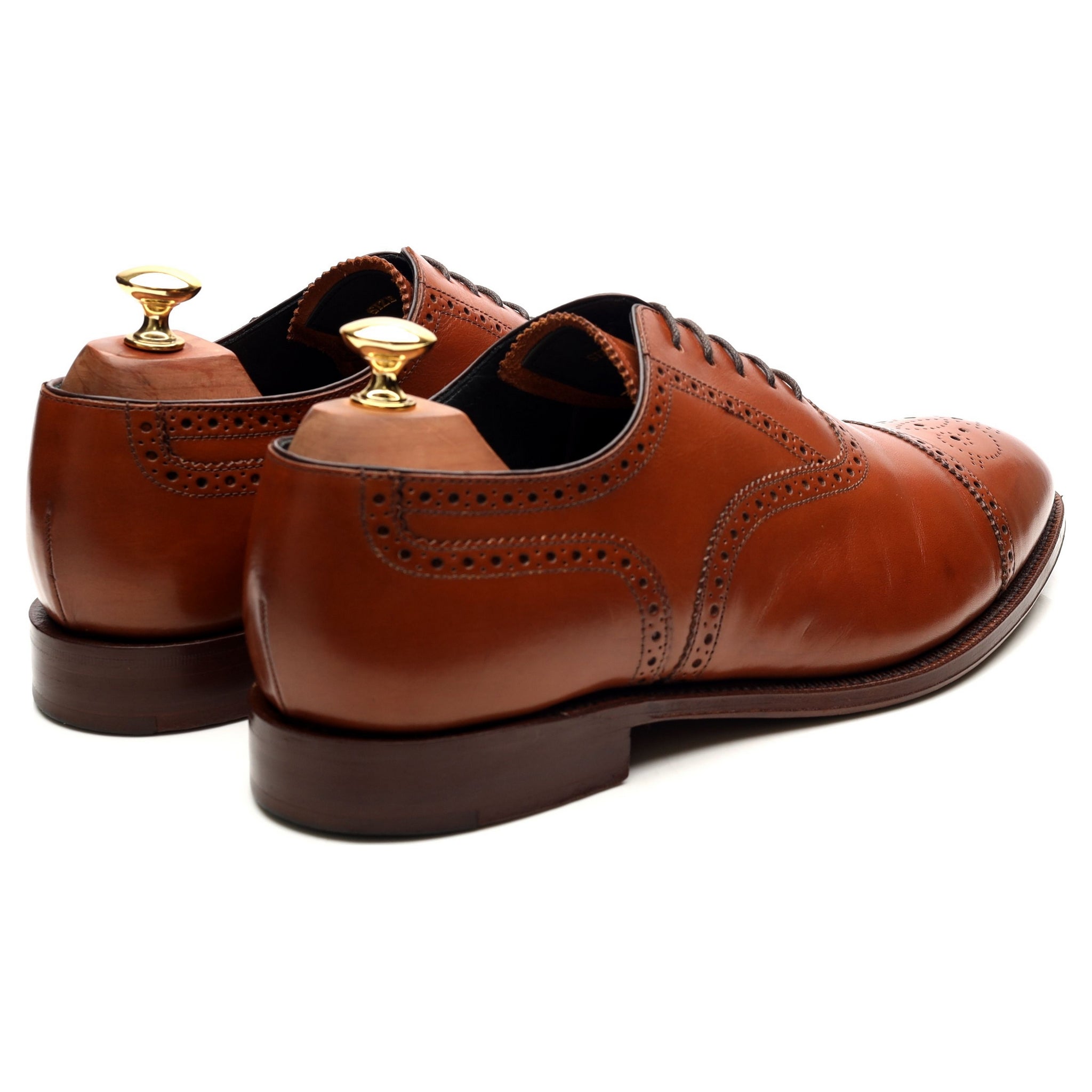 Herring Hampstead oxford brogue cuir marron UK 9.5 large