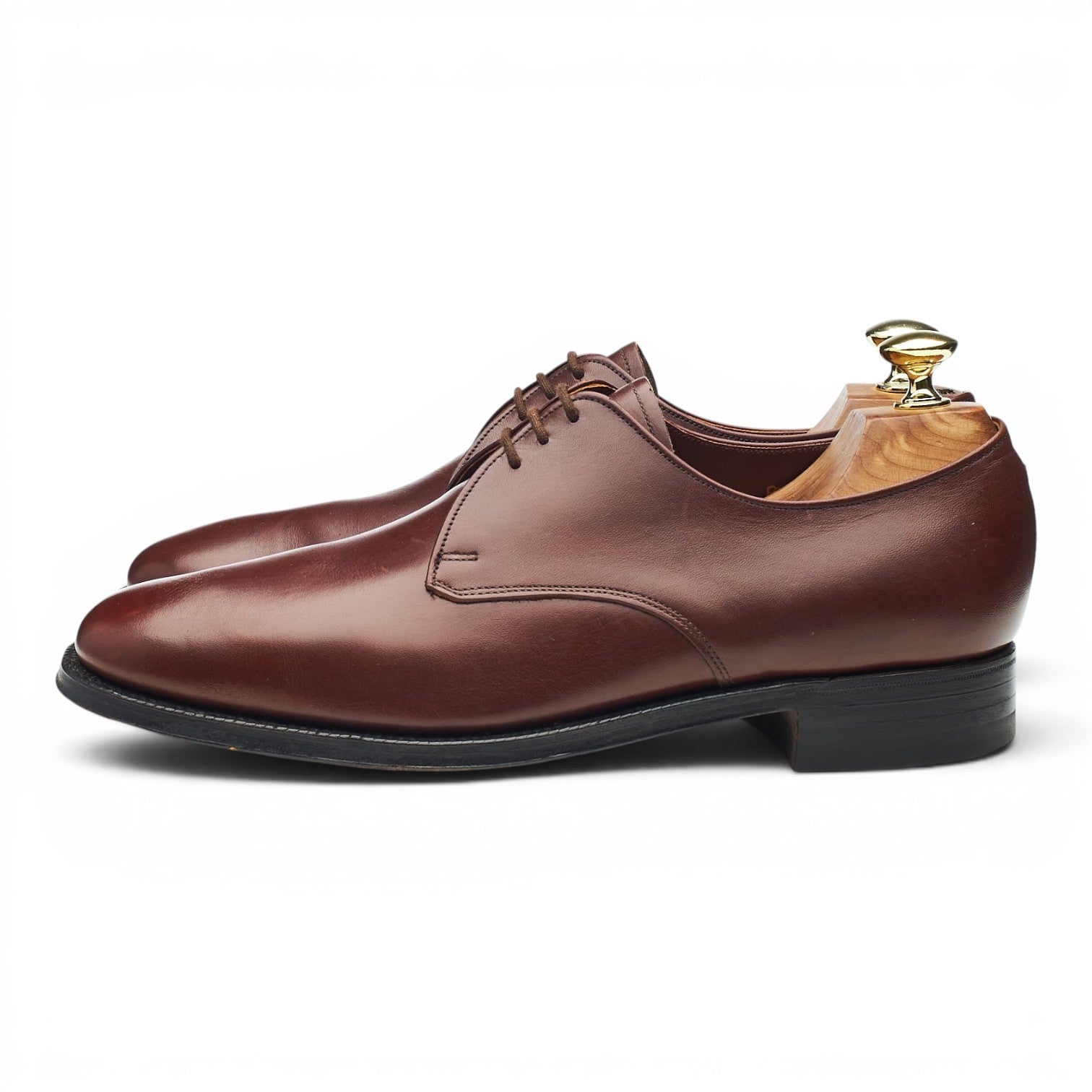 Cheaney Rye Derby Cuir Marron Vintage UK 7.5