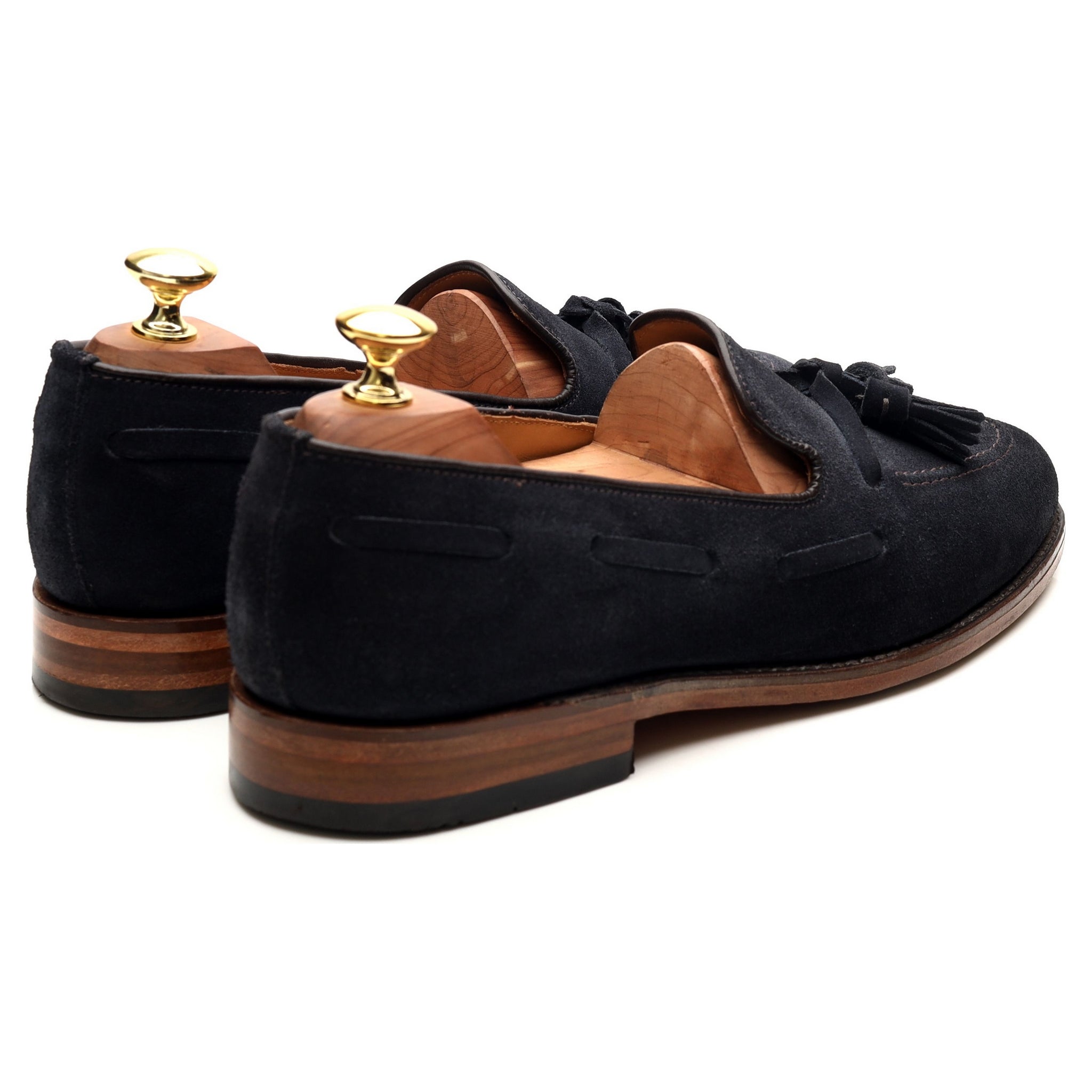 Loake Lincoln mocassin daim bleu UK 8