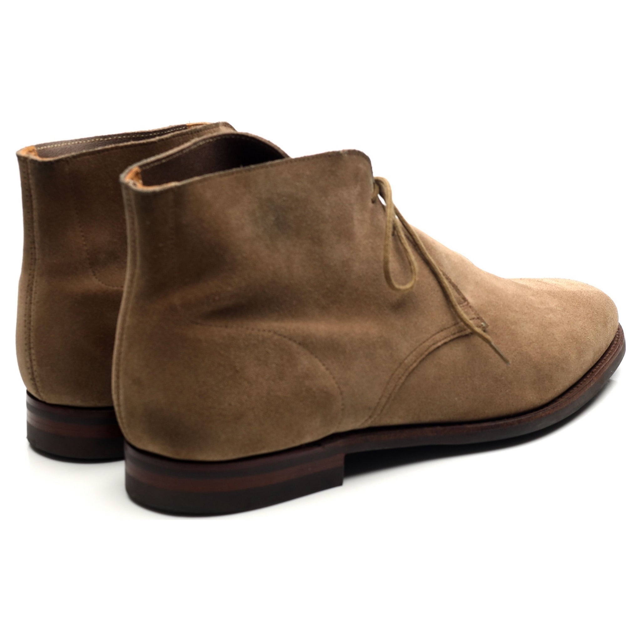 Crockett & Jones Sulgrave boots chukka daim pierre UK 8.5