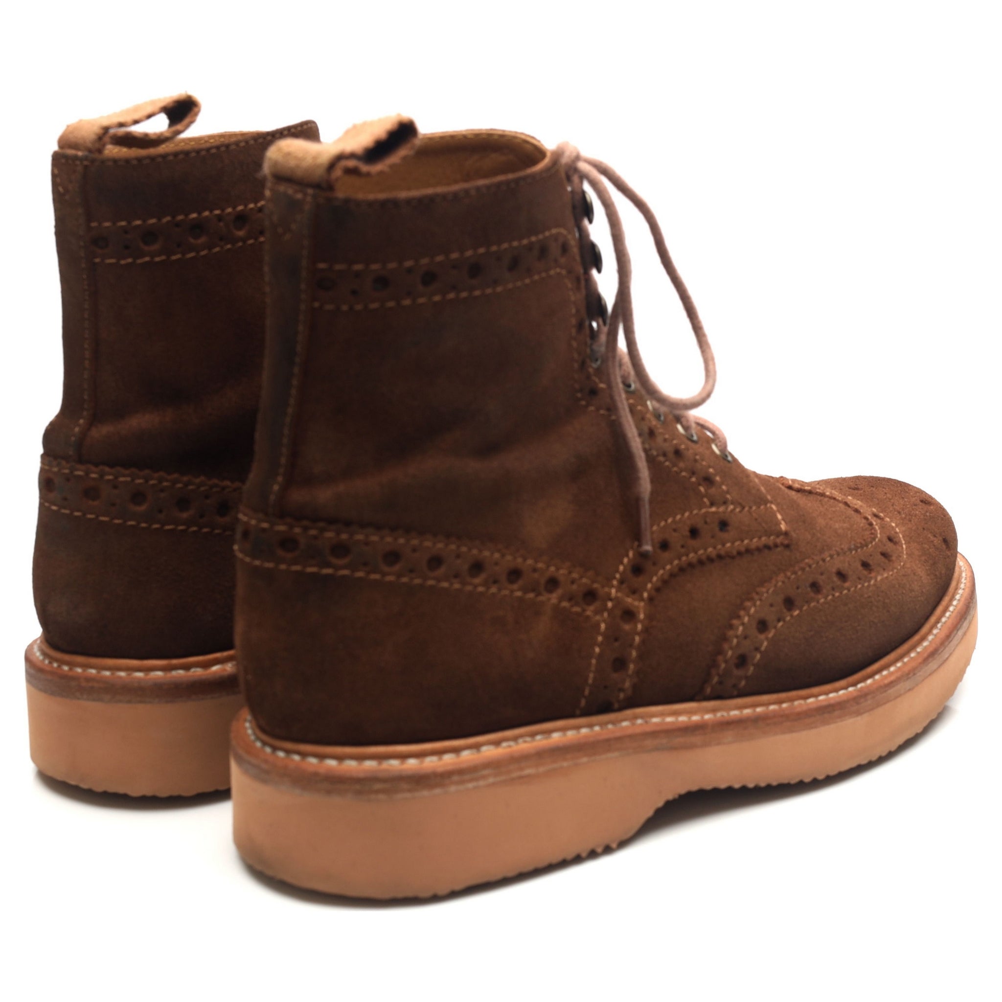 Grenson Fred boots suède marron pointure UK 8 large