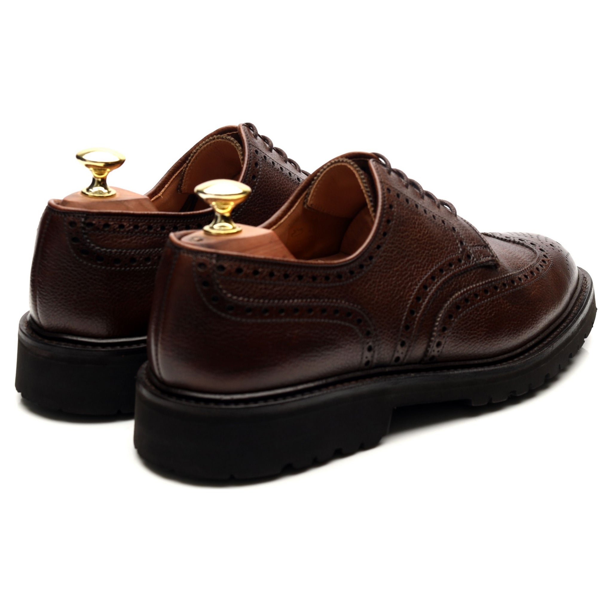 Crockett & Jones Pembroke derby cuir marron UK 7