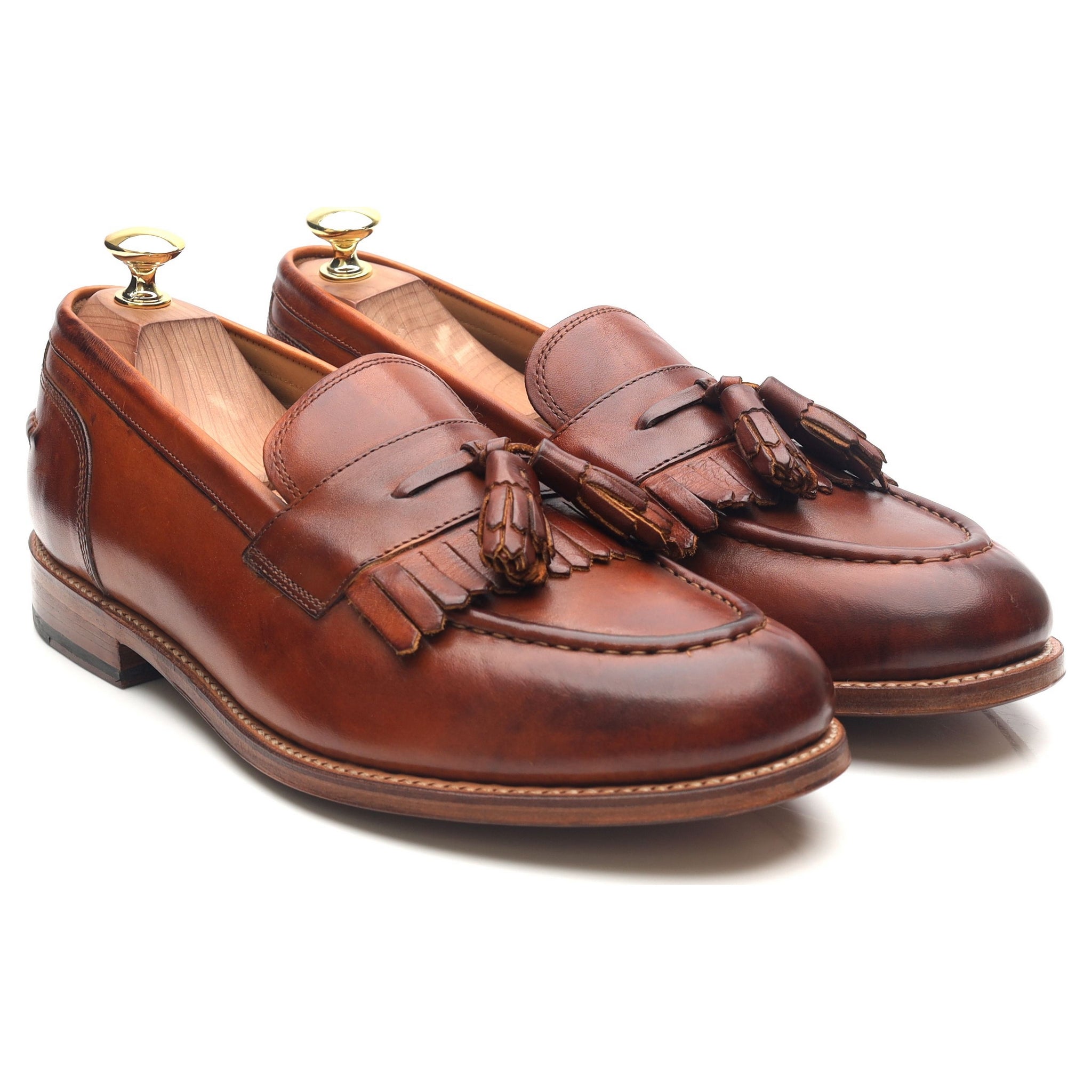 Grenson Mackenzie mocassin cuir marron pointure UK 8.5
