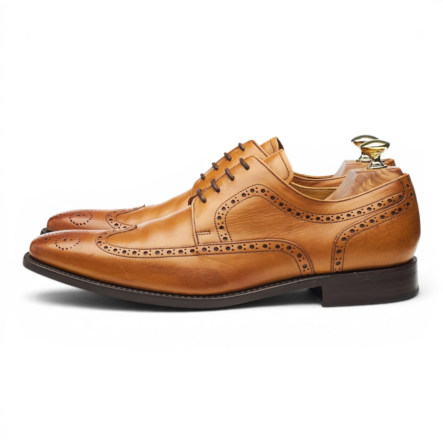 Barker Larry derby cuir marron pointure UK 7.5 G