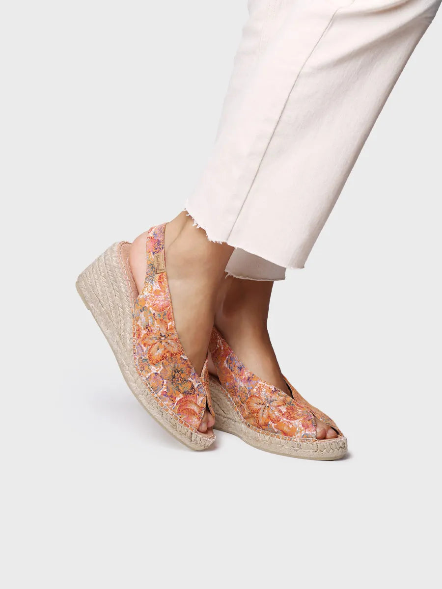 Toni Pons Laila-LL espadrille cuir multicolore 7 cm