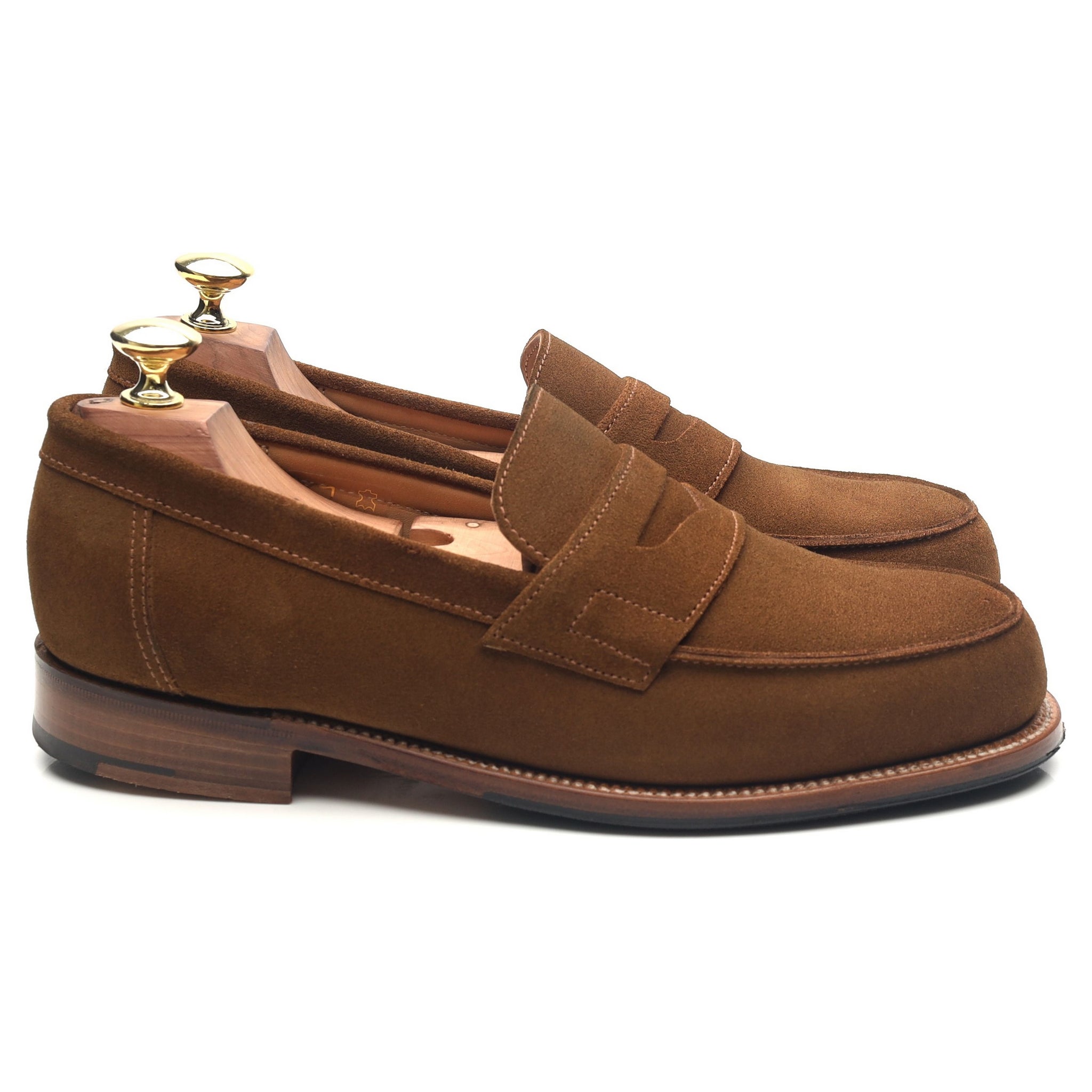 Grenson Epsom mocassin daim marron pointure UK 7