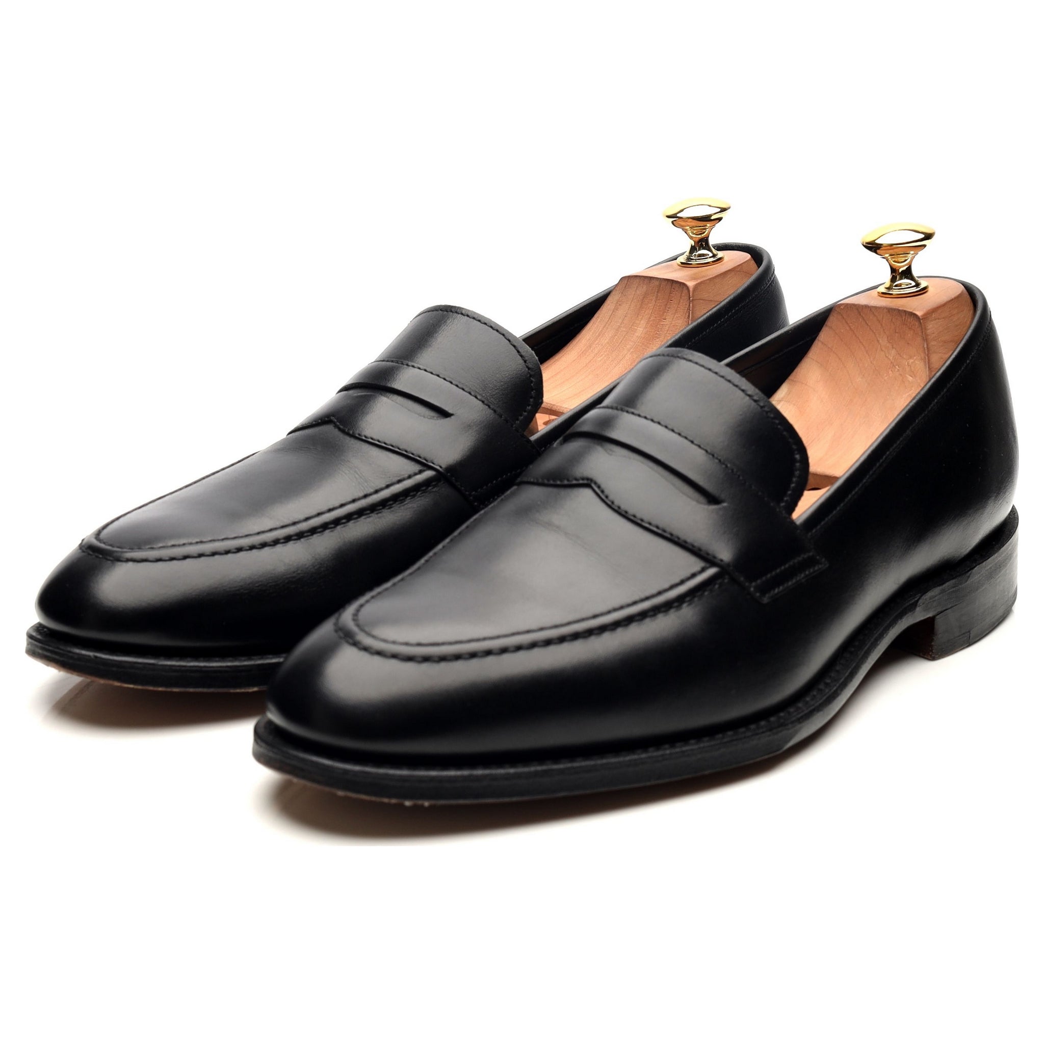 Loake 1880 Whitehall mocassins cuir noir pointure UK 10