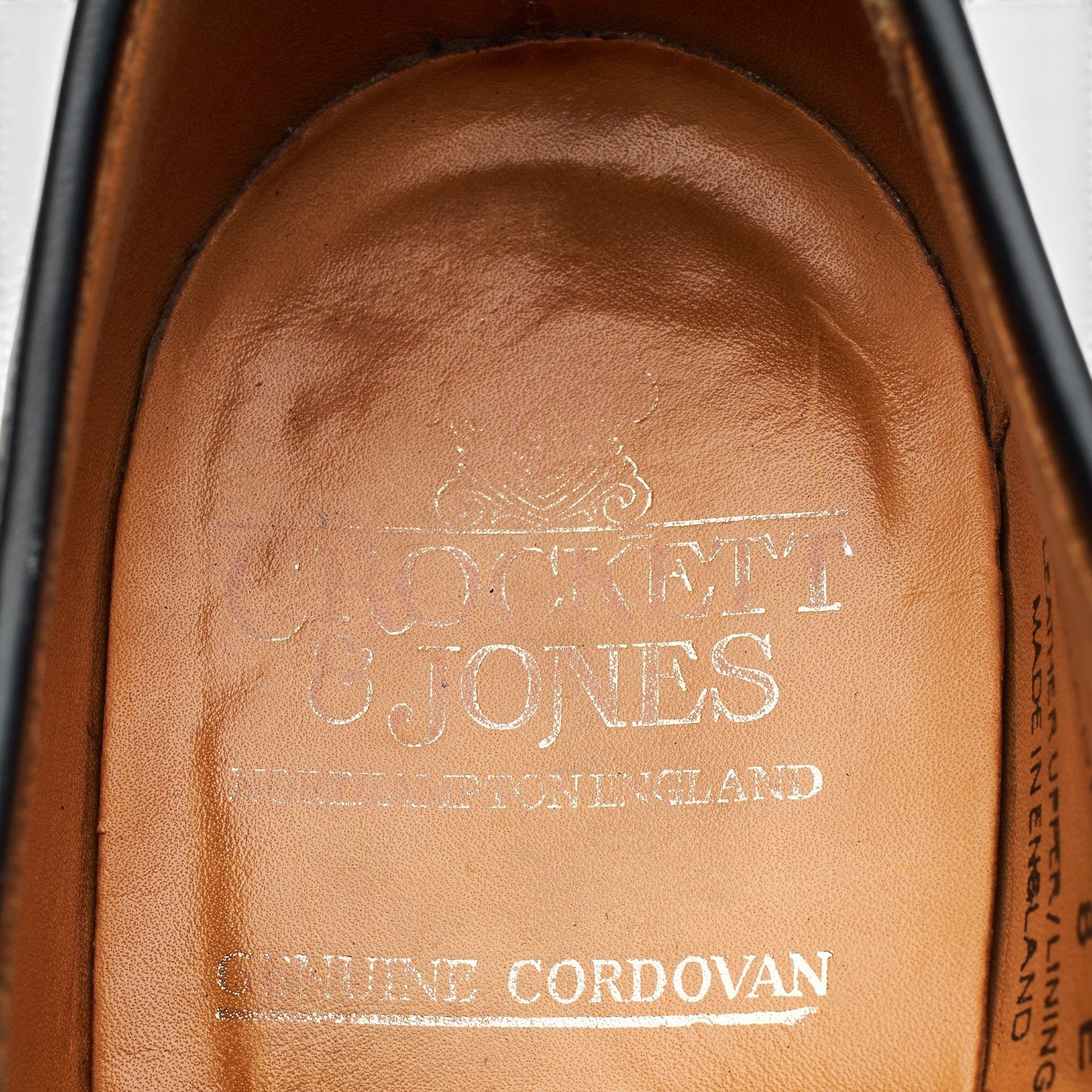 Crockett & Jones Bradford derby cordovan noir 8 UK