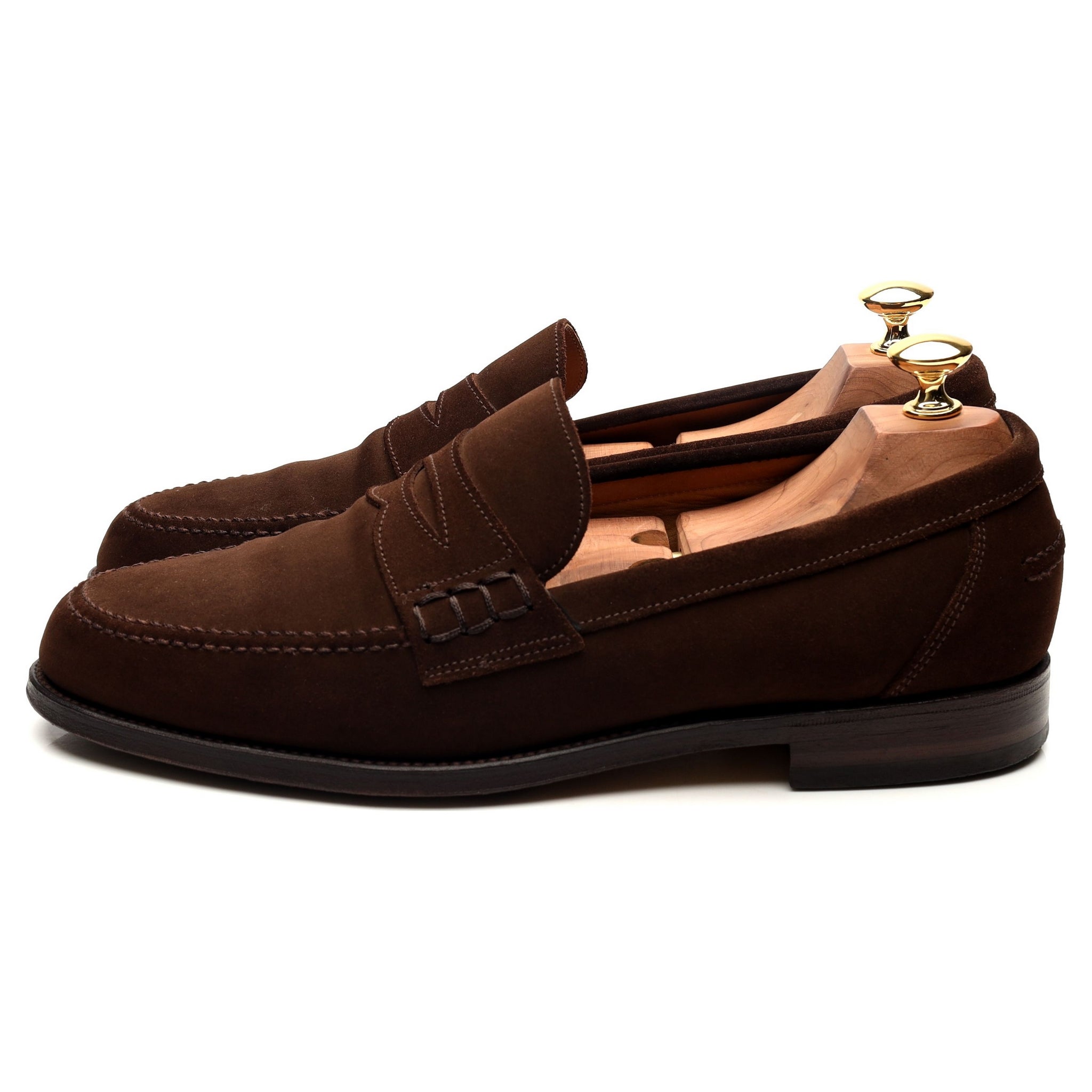 Alfred Sargent Exeter mocassins suède marron UK 9