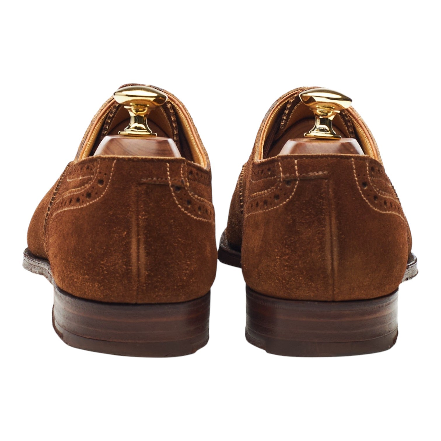 Crockett & Jones Westfield derbies oxford daim tabac UK 6.5