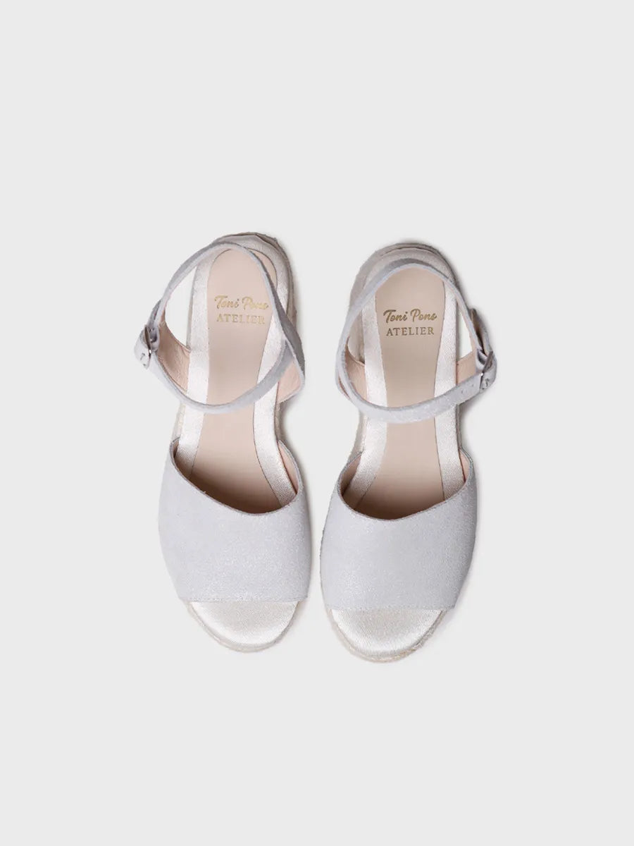 Toni Pons SERENA espadrille mariée talon 7,5 cm