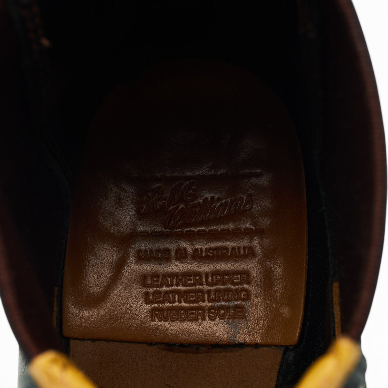 R.M. Williams Comfort Turnout Bottines chelsea cuir noir UK 7.5