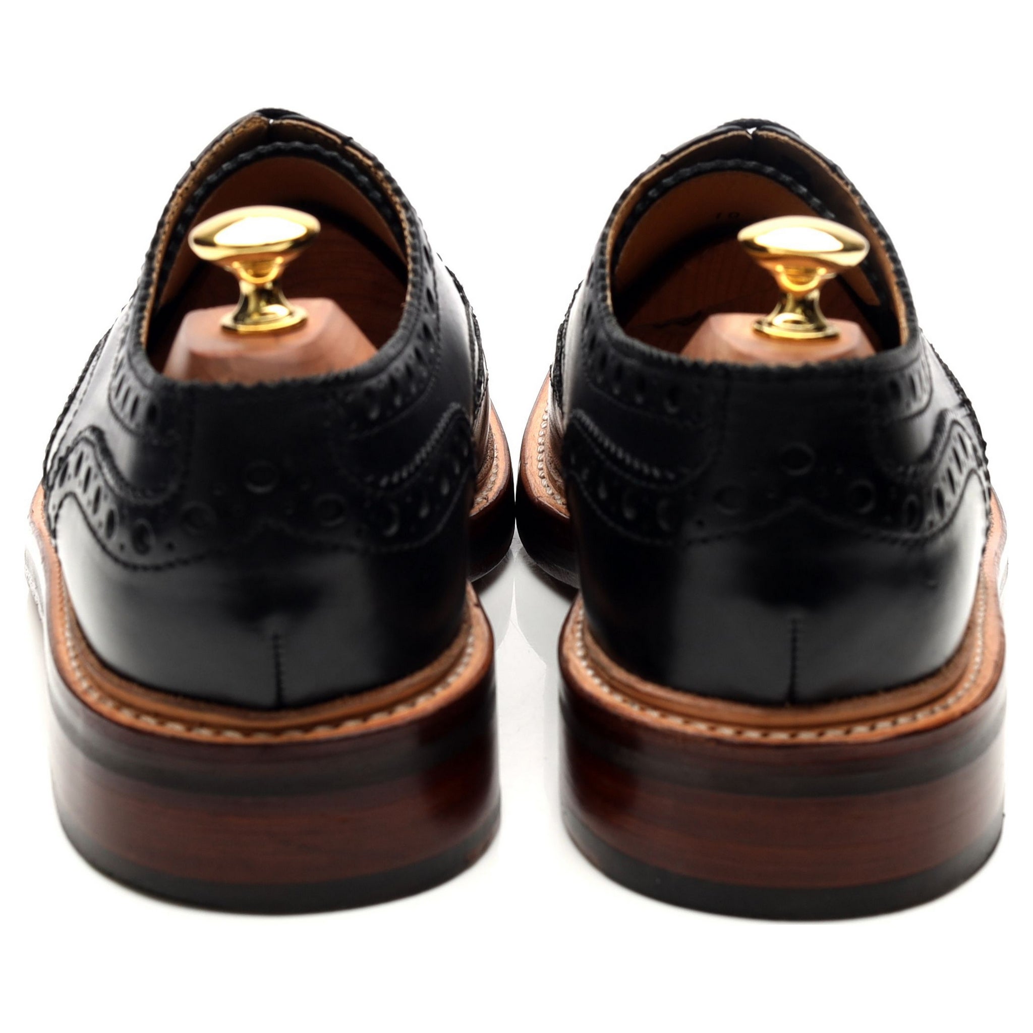 Grenson Archie derby cuir noir pointure UK 9 large