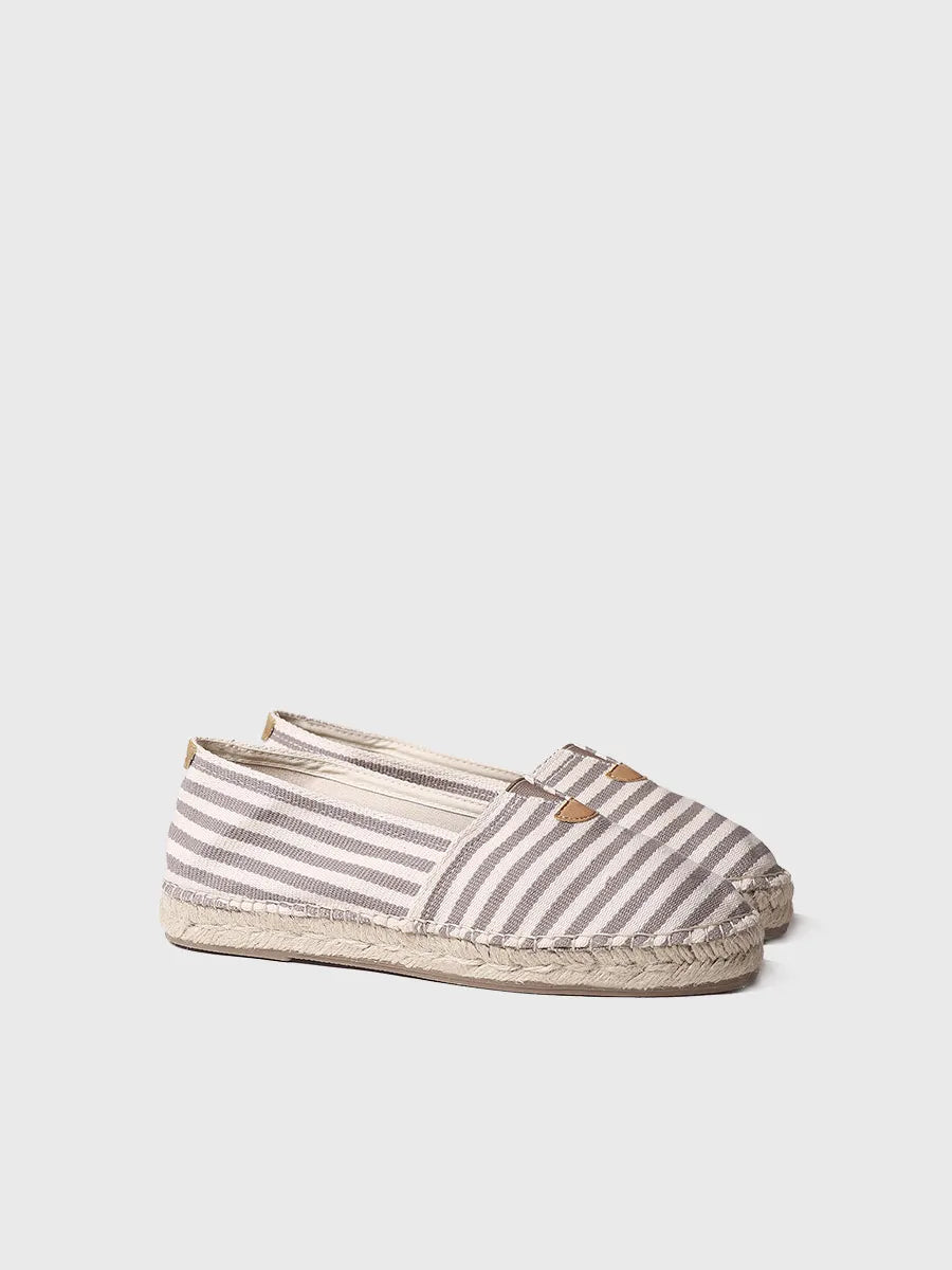 Toni Pons Blanes-DD espadrille mixte toile taupe