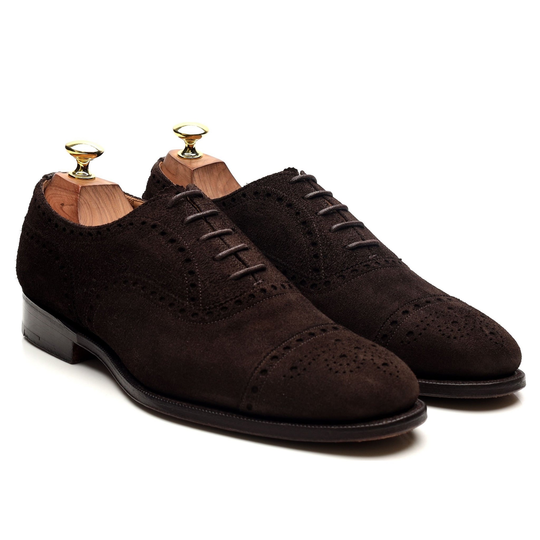 Church's Highgrove richelieu suède marron foncé UK 7.5