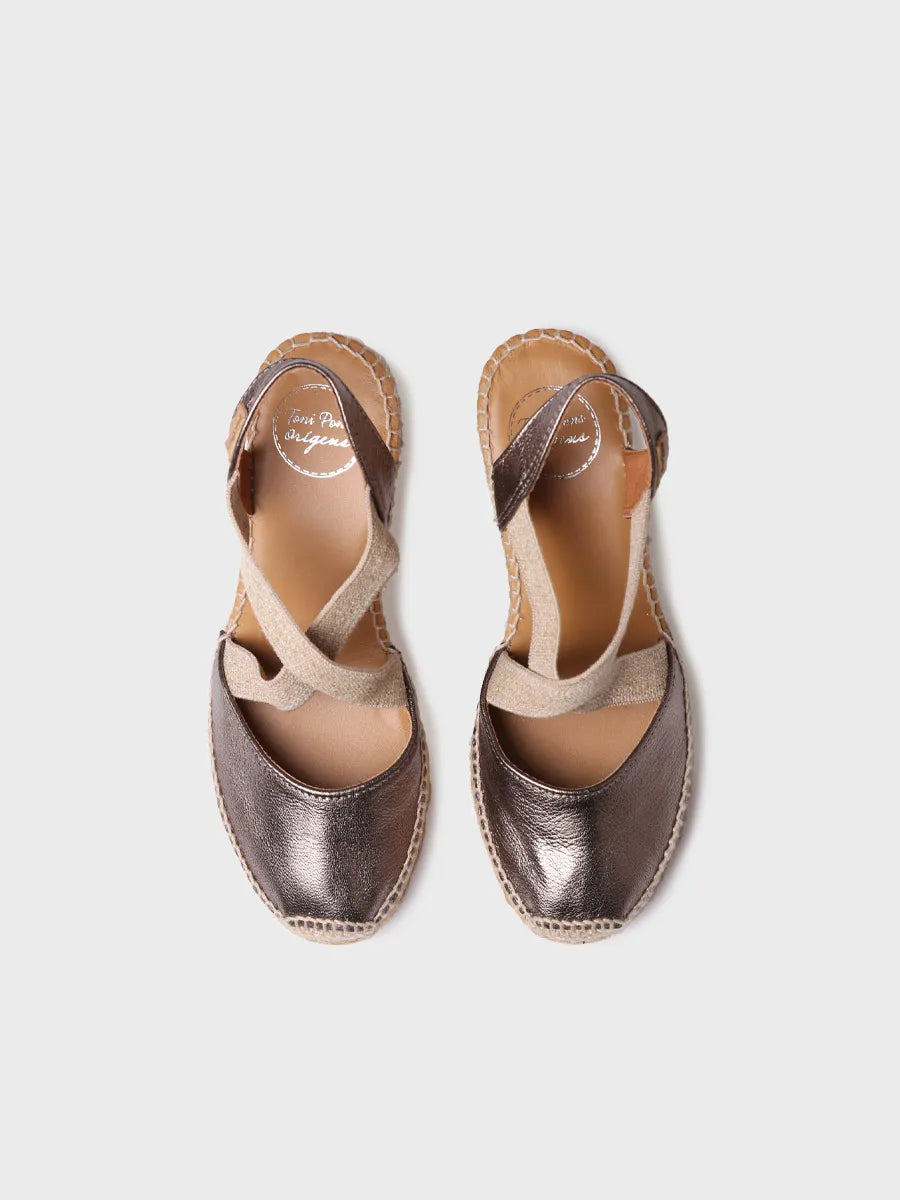 Toni Pons Saba-P espadrilles compensées cuir