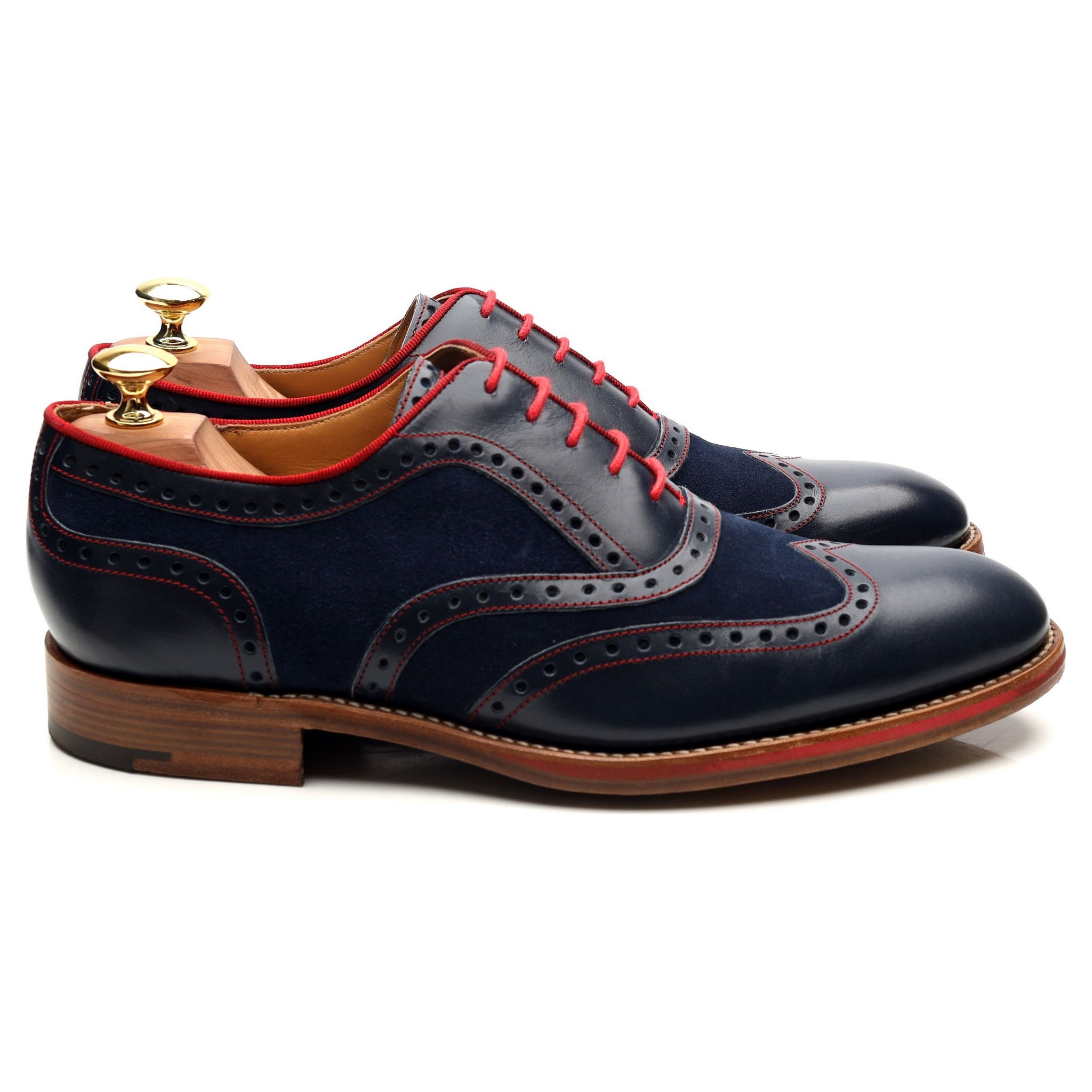 Herring Hathaway brogues bleu UK 8 cuir
