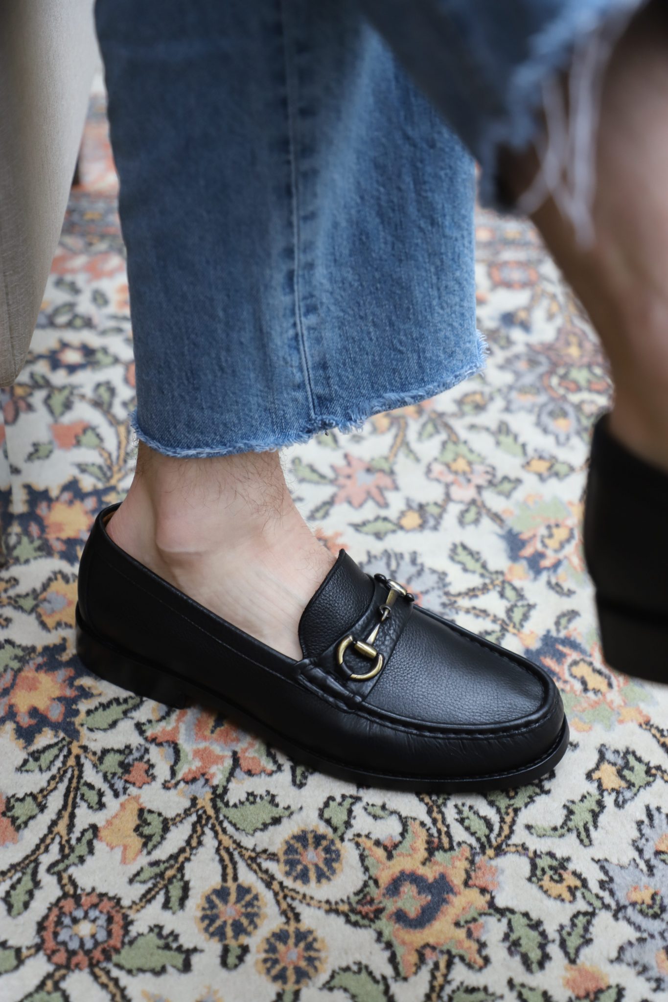 Malfroid Passy mocassin à mors cuir grainé léger