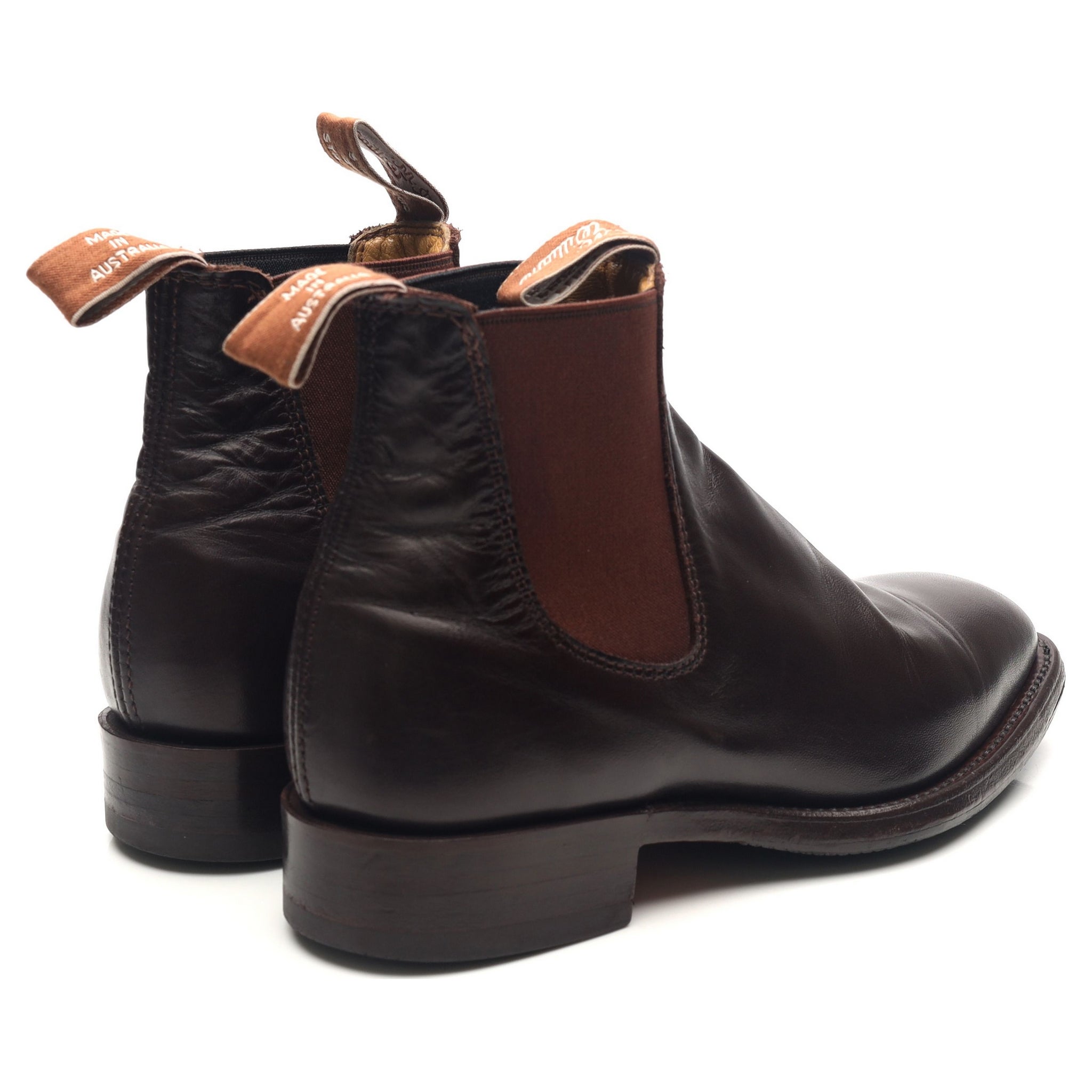 R.M. Williams Comfort Macquarie bottines chelsea marron 37 cuir