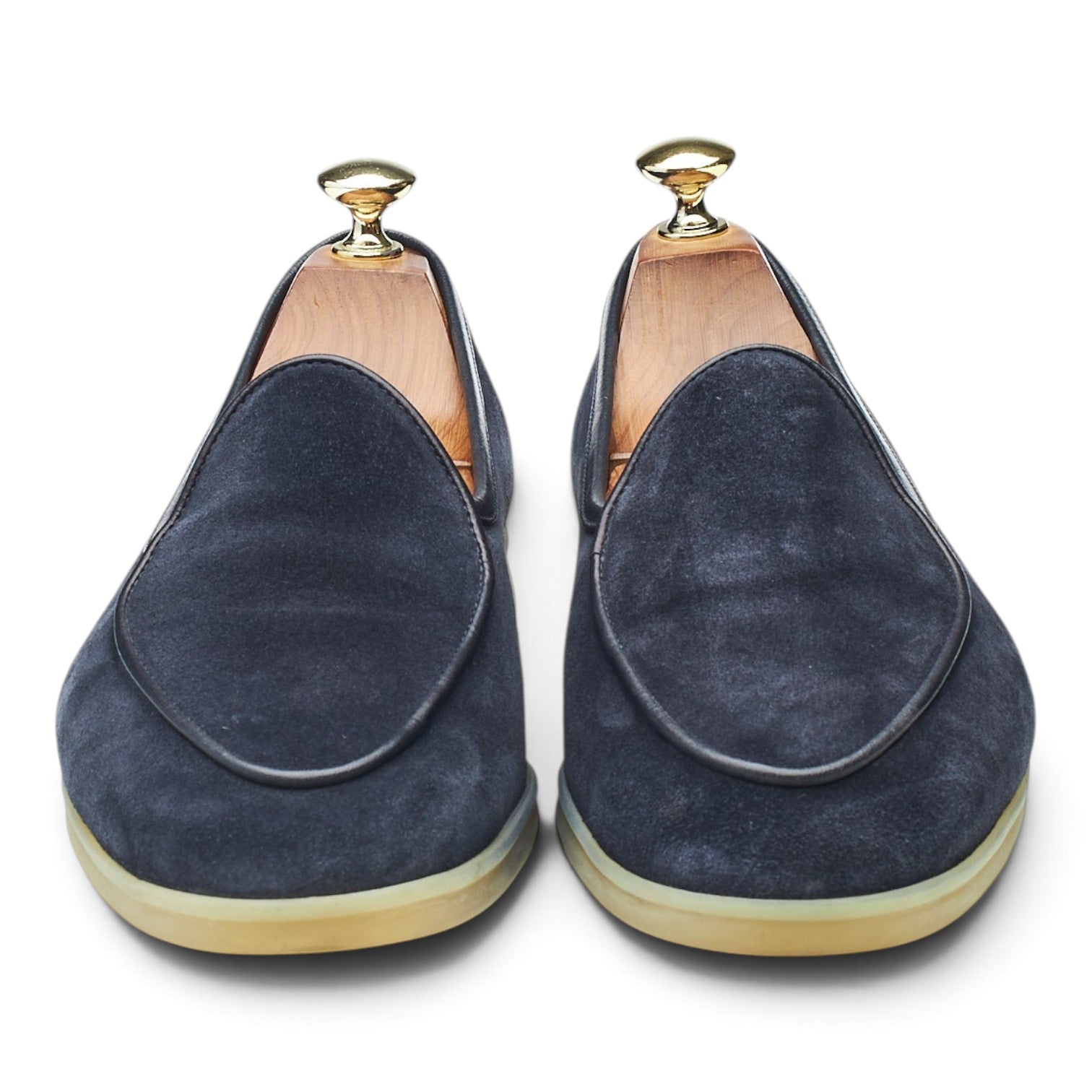 Baudoin & Lange Sagan Stride loafers daim bleu 7.5 UK