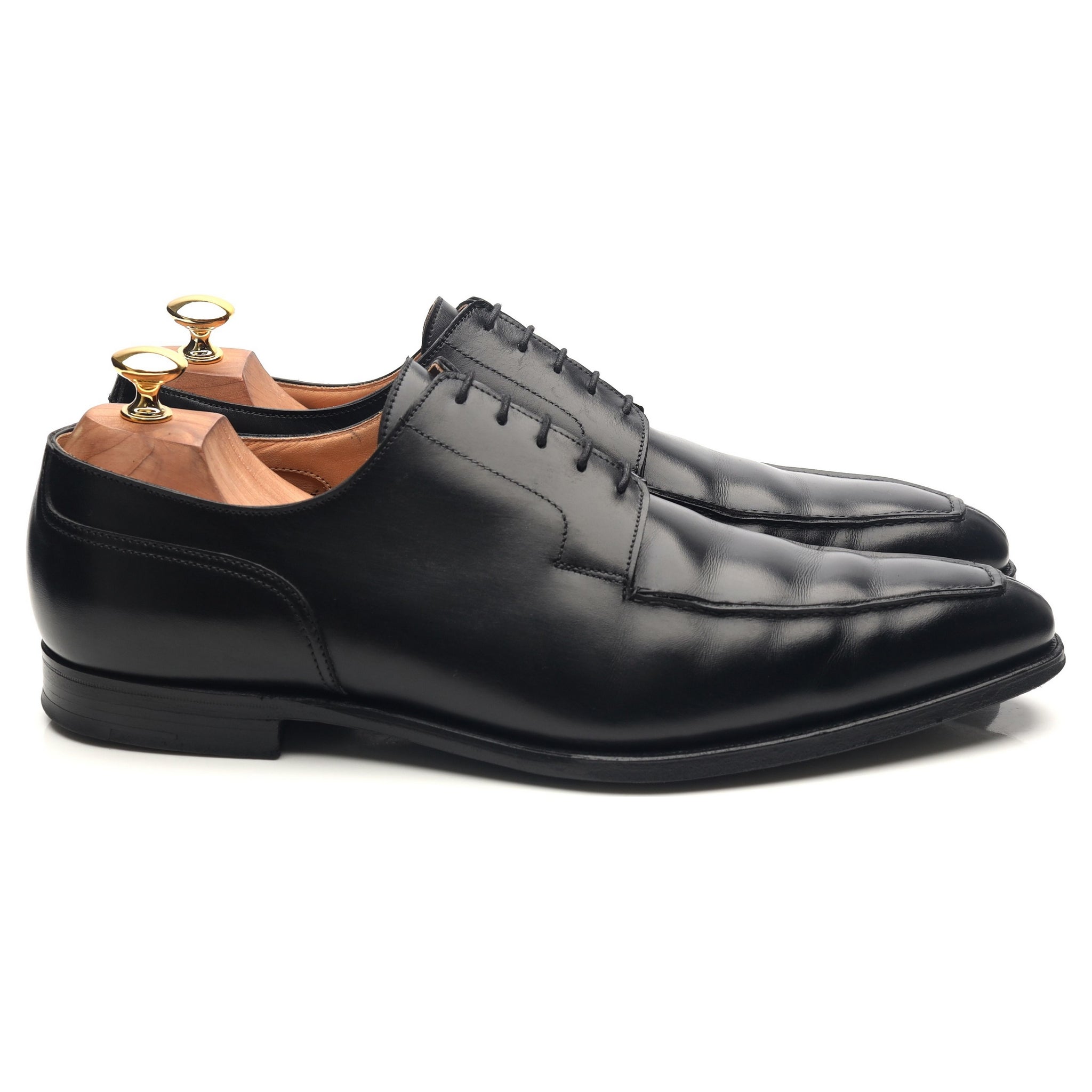 George Cleverley Oliver Derby Cuir Noir UK 10,5