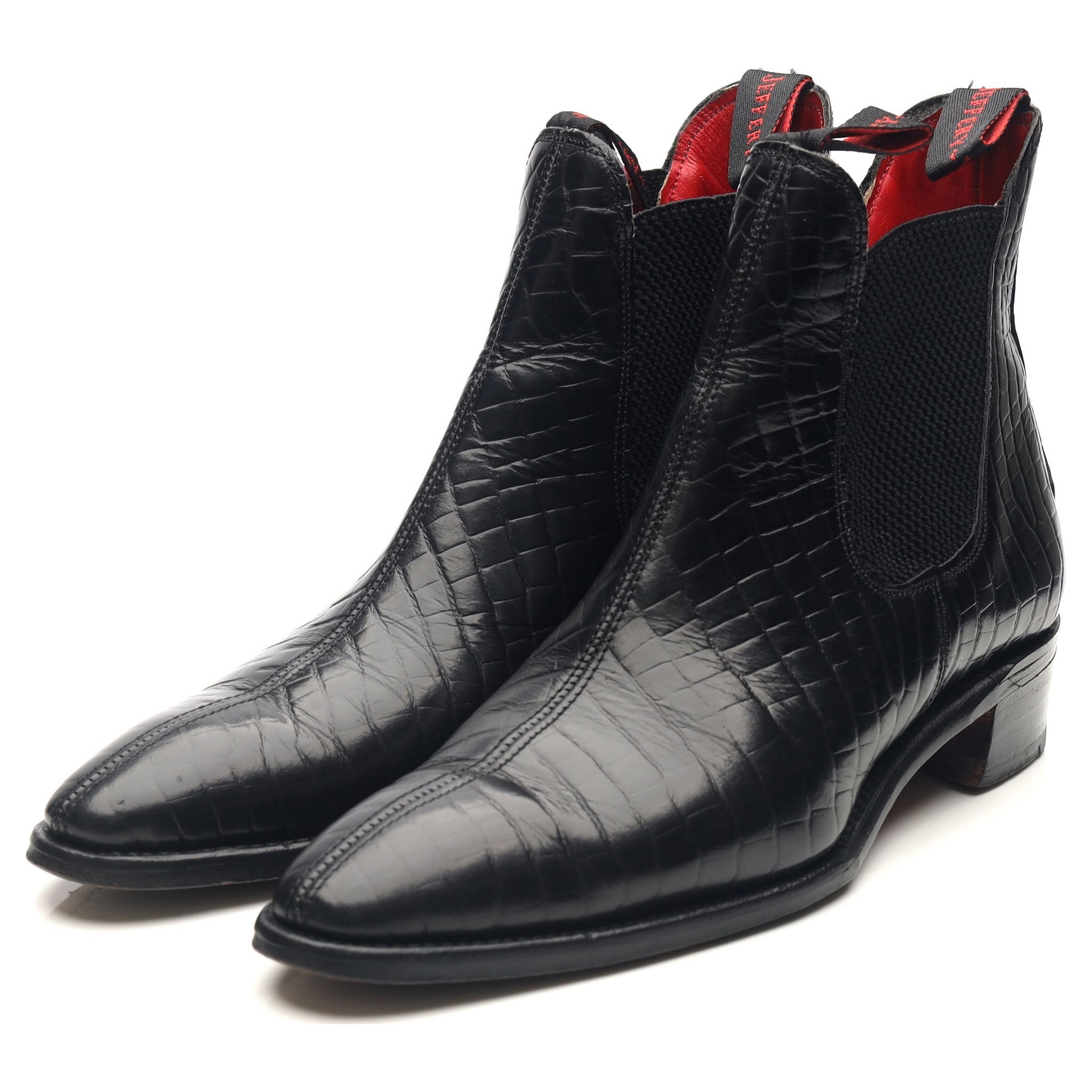 Jeffery West bottines chelsea cuir noir UK 6