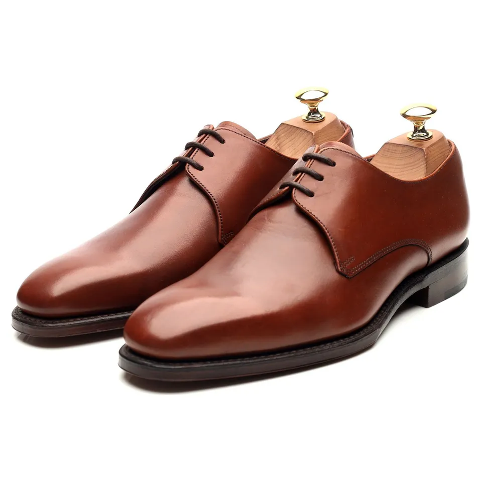 Loake 1880 Cornwall Derby cuir camel UK 6 étroit