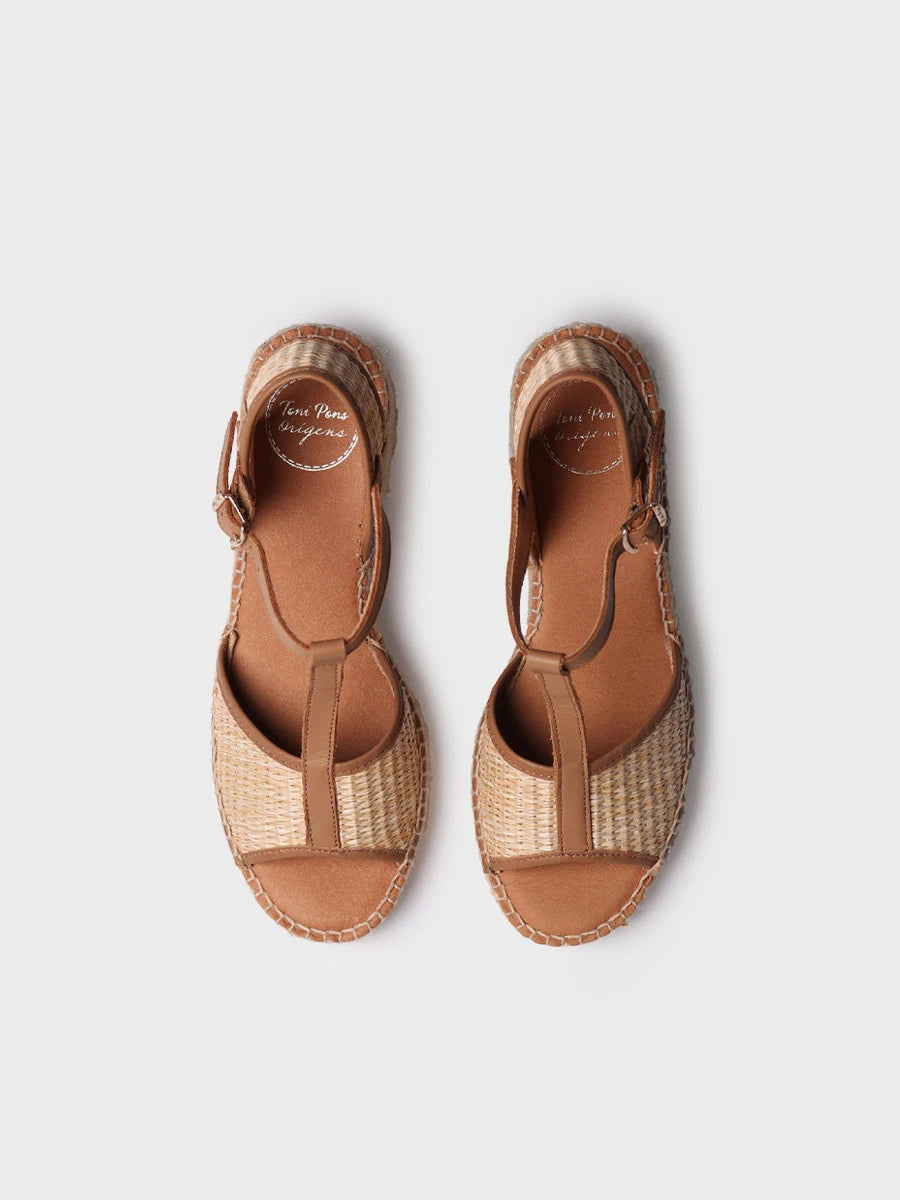 Toni Pons Donata-RP espadrilles petit talon raphia