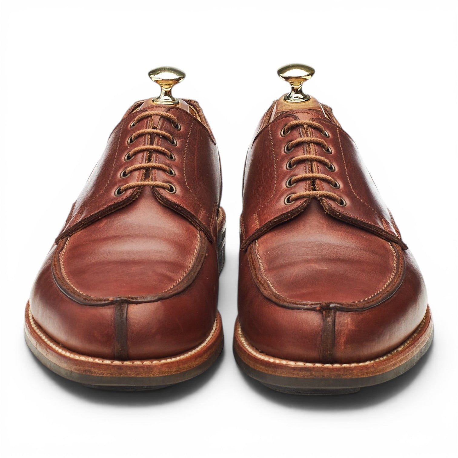 Crockett & Jones Wexford derbies cuir marron UK 7.5