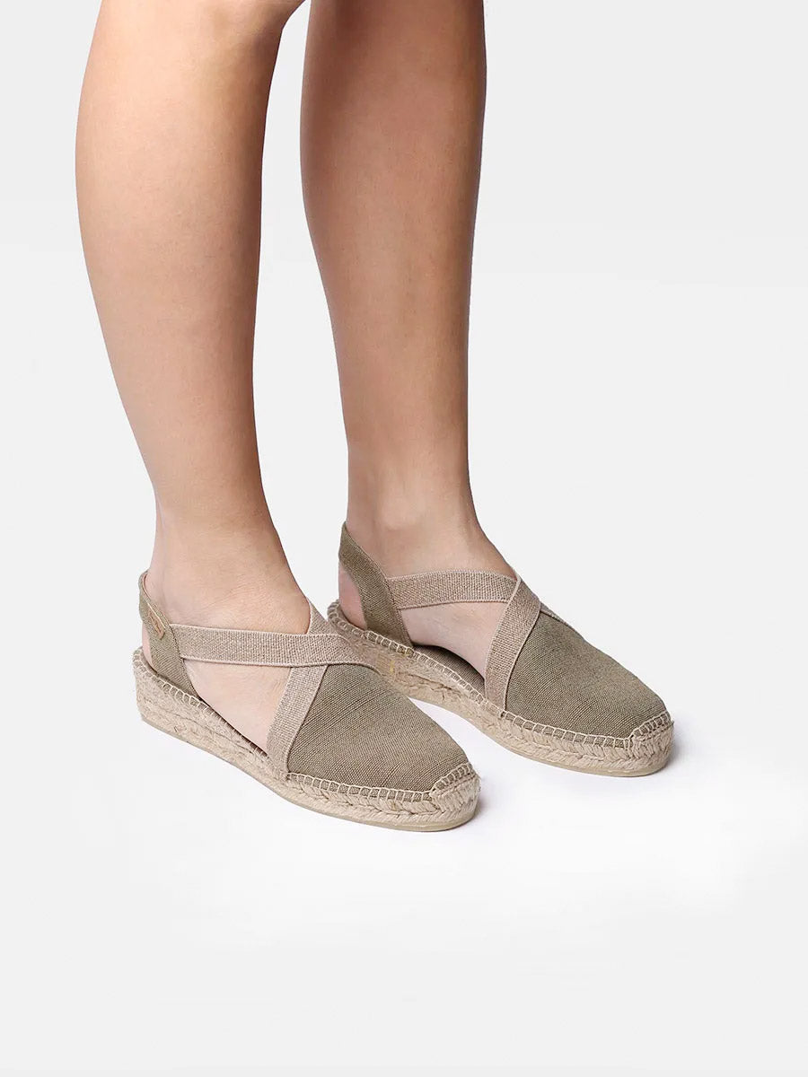Toni Pons Verdi-V espadrille plate coton vegan