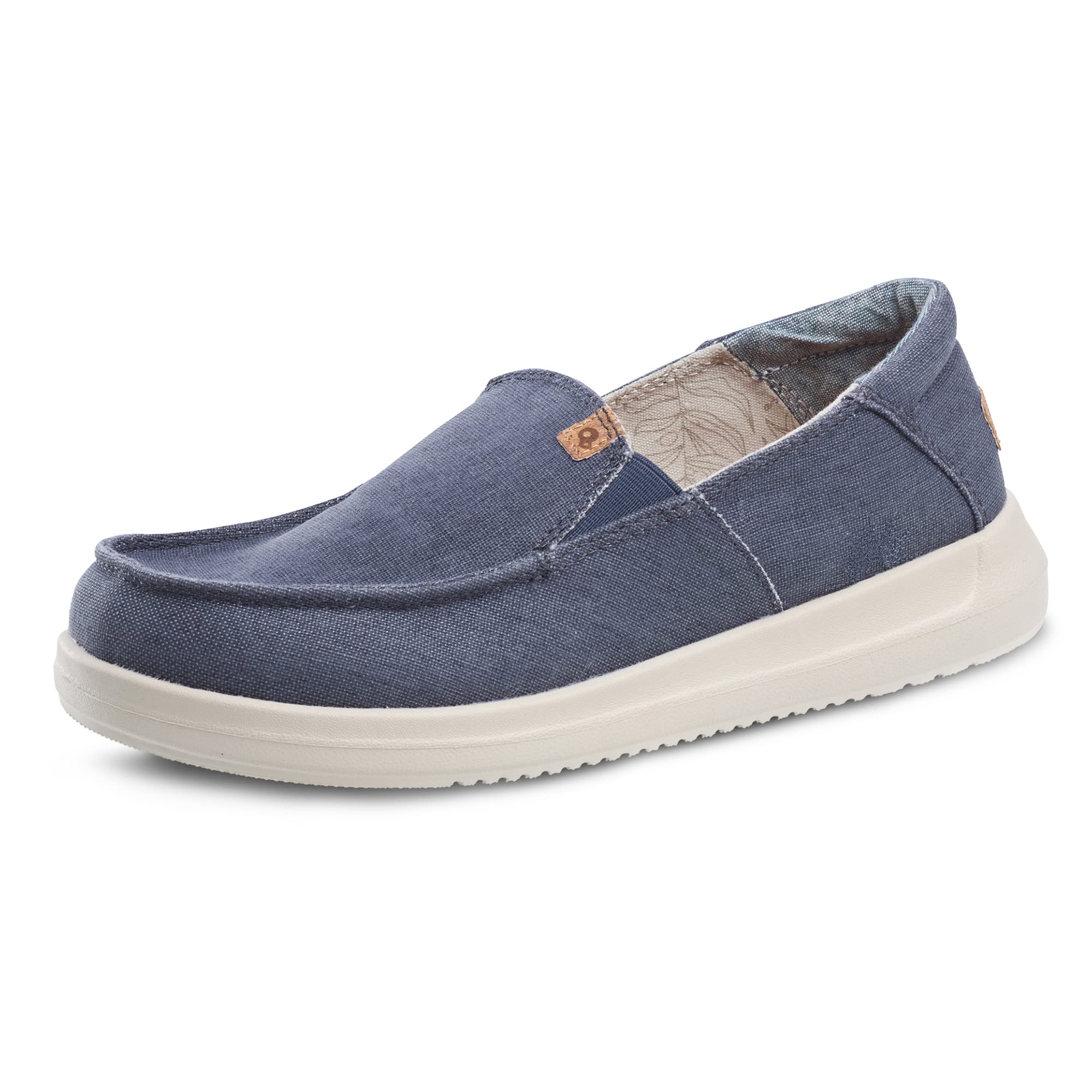 Schu'zz Manon Mocassin Femme Lin et Coton Respirant