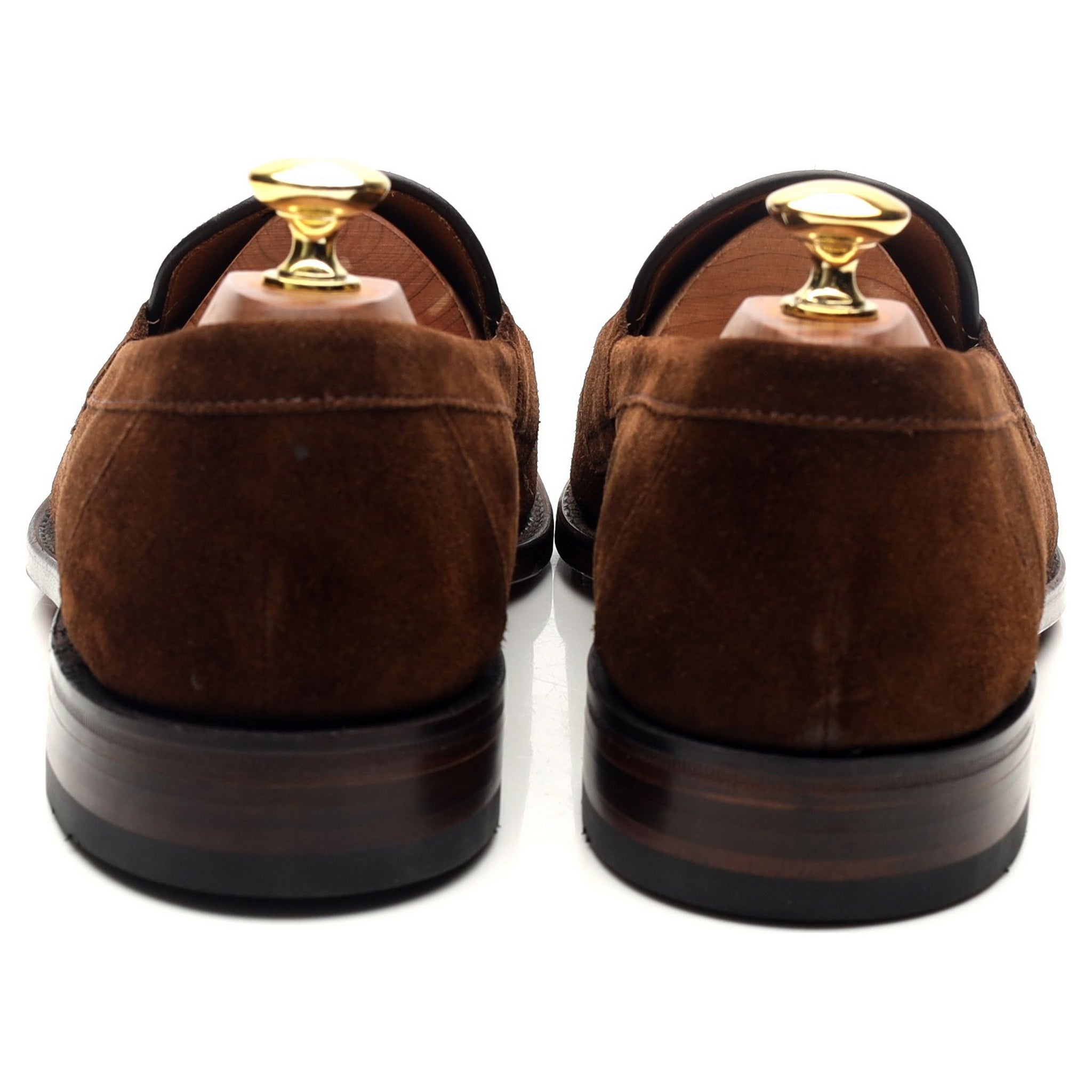 Loake Imperial mocassin daim marron UK 8