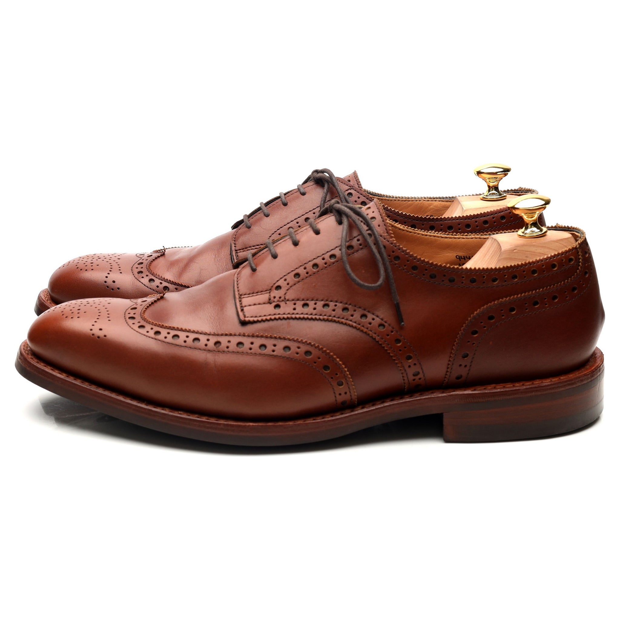 Tricker's Newbury derbies cuir camel pointure UK 11