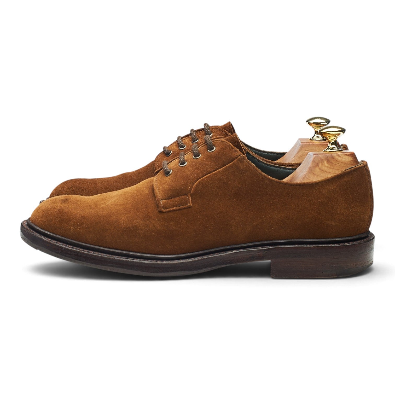 Drake's August derbys daim marron UK 8