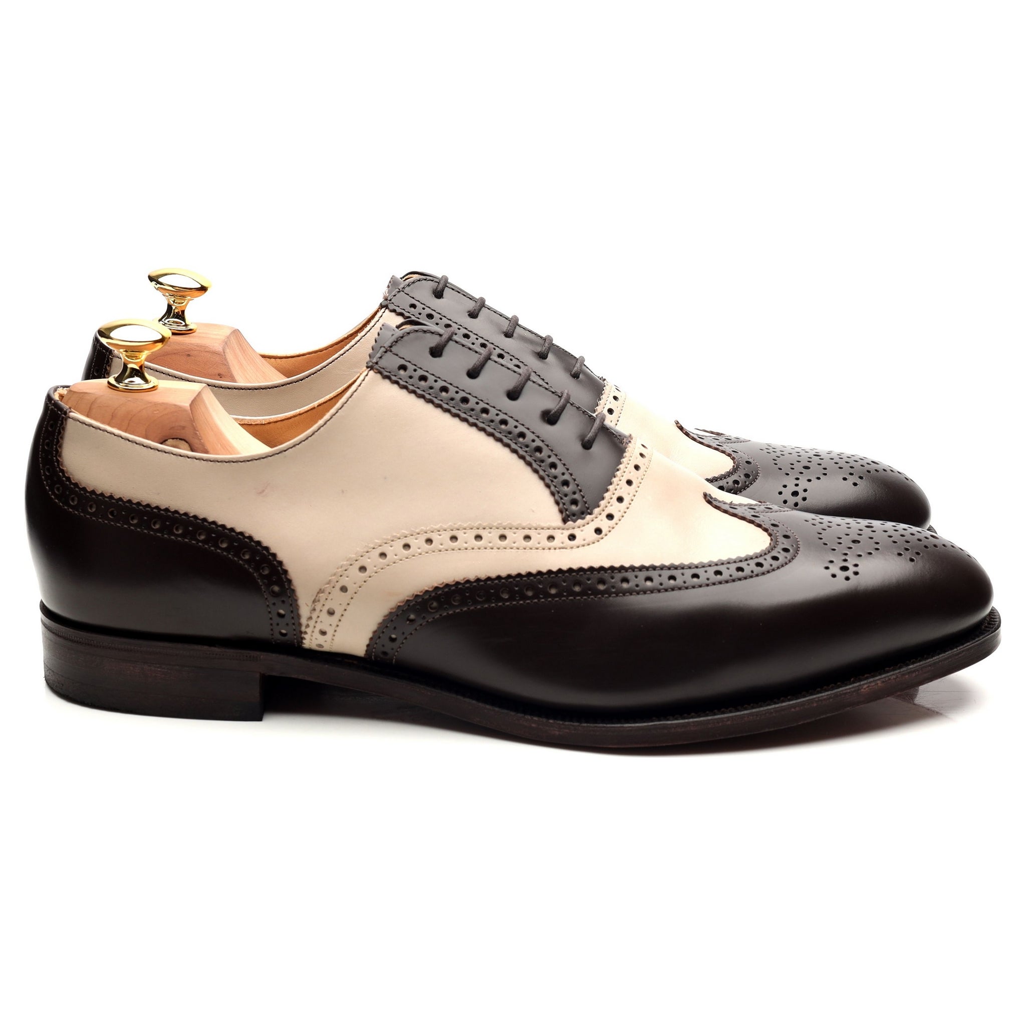 Alfred Sargent Melly Oxford cuir marron UK 11 bicolore
