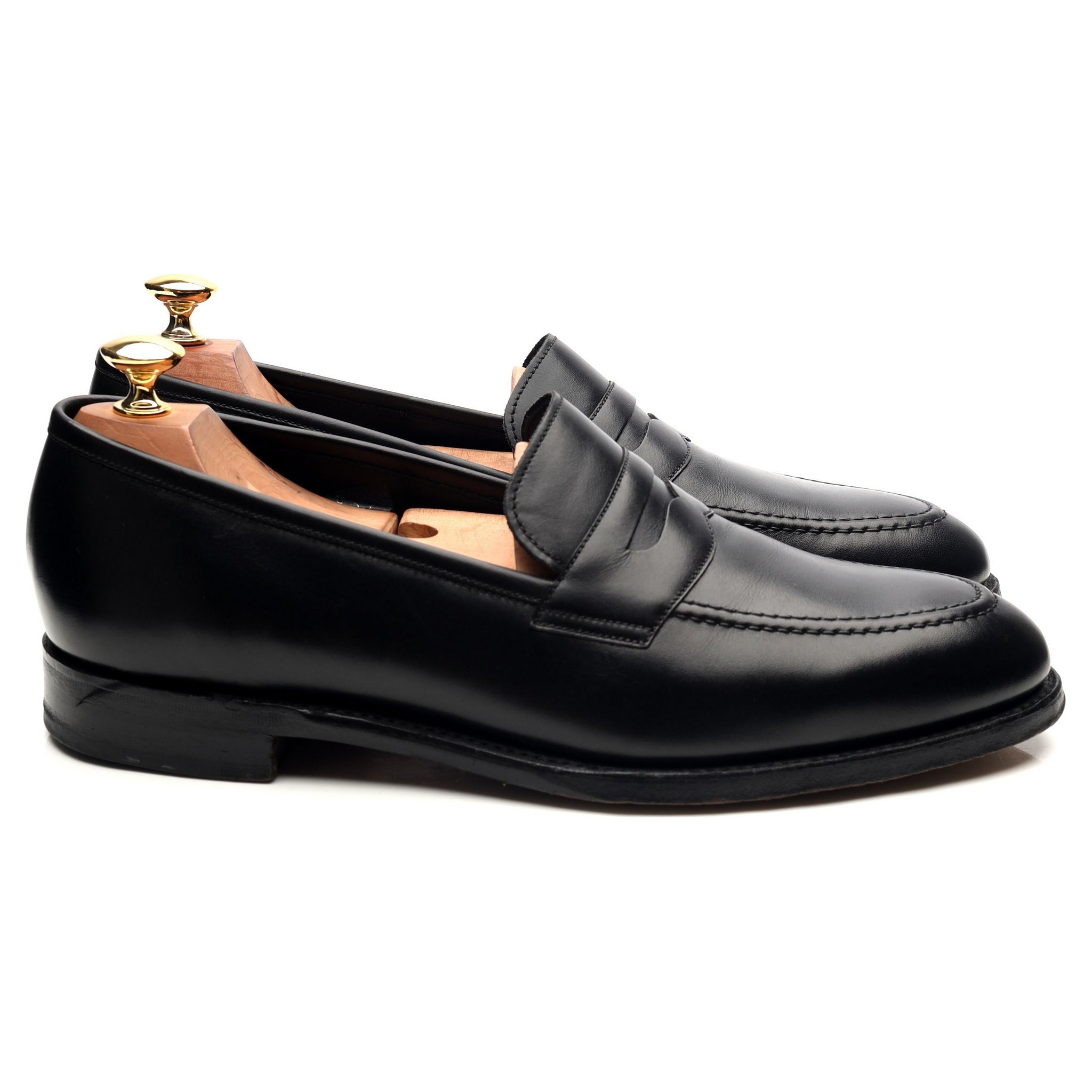 Loake 1880 Whitehall mocassins cuir noir pointure UK 9