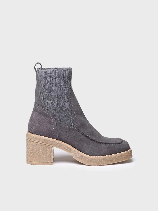Toni Pons Praga-SY bottine femme talon large gris