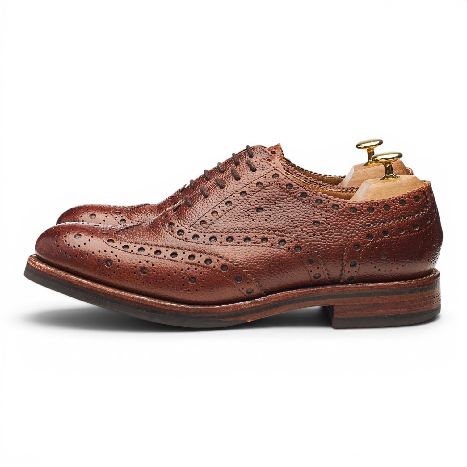 Grenson brogues oxford cuir marron pointure UK 8.5