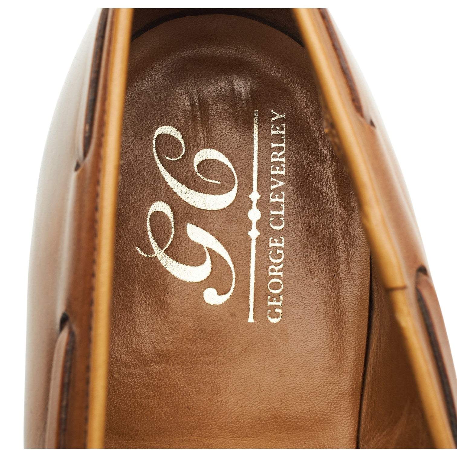 George Cleverley Aidan mocassins pompons marron 7 UK