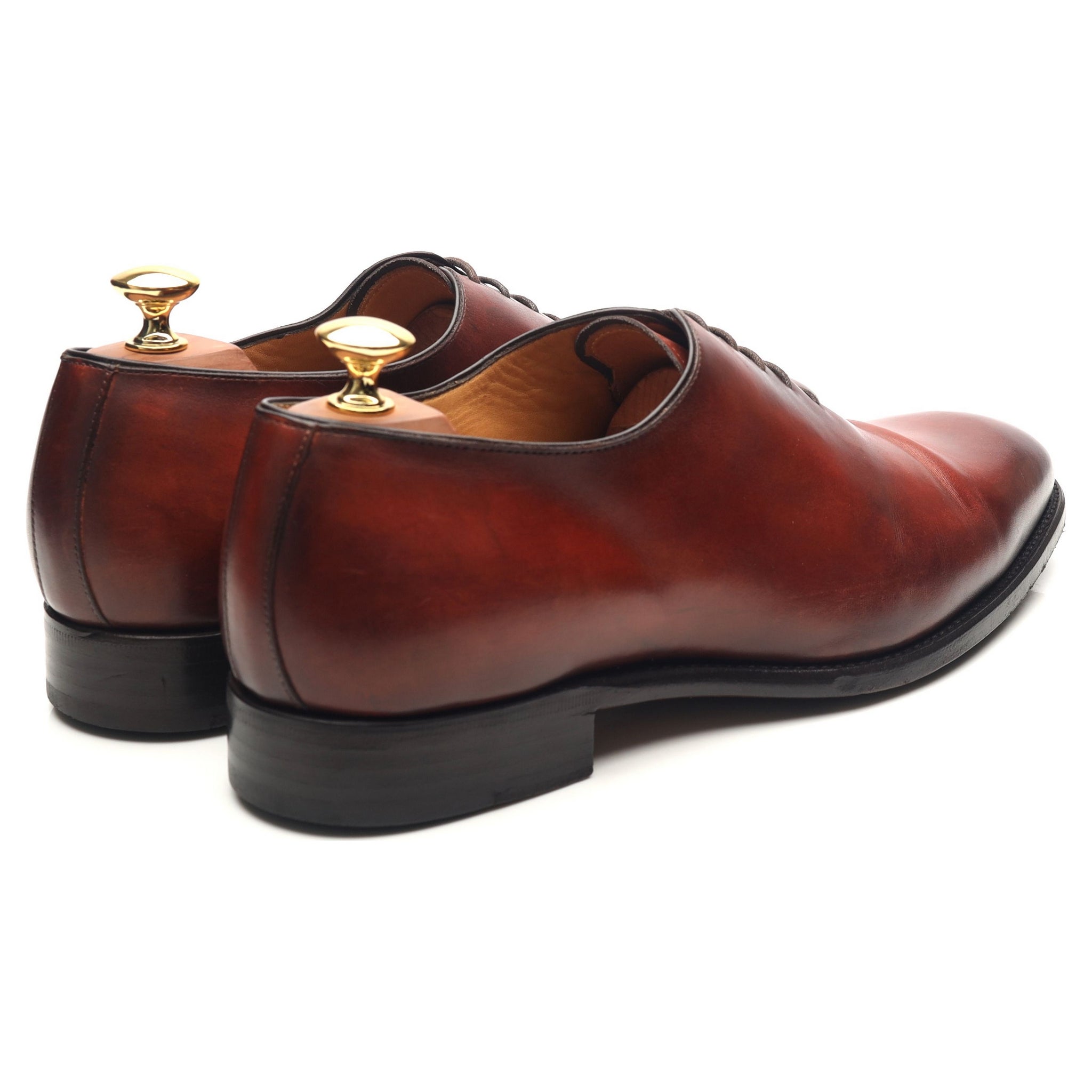 Herring wholecut oxford cuir marron pointure UK 9