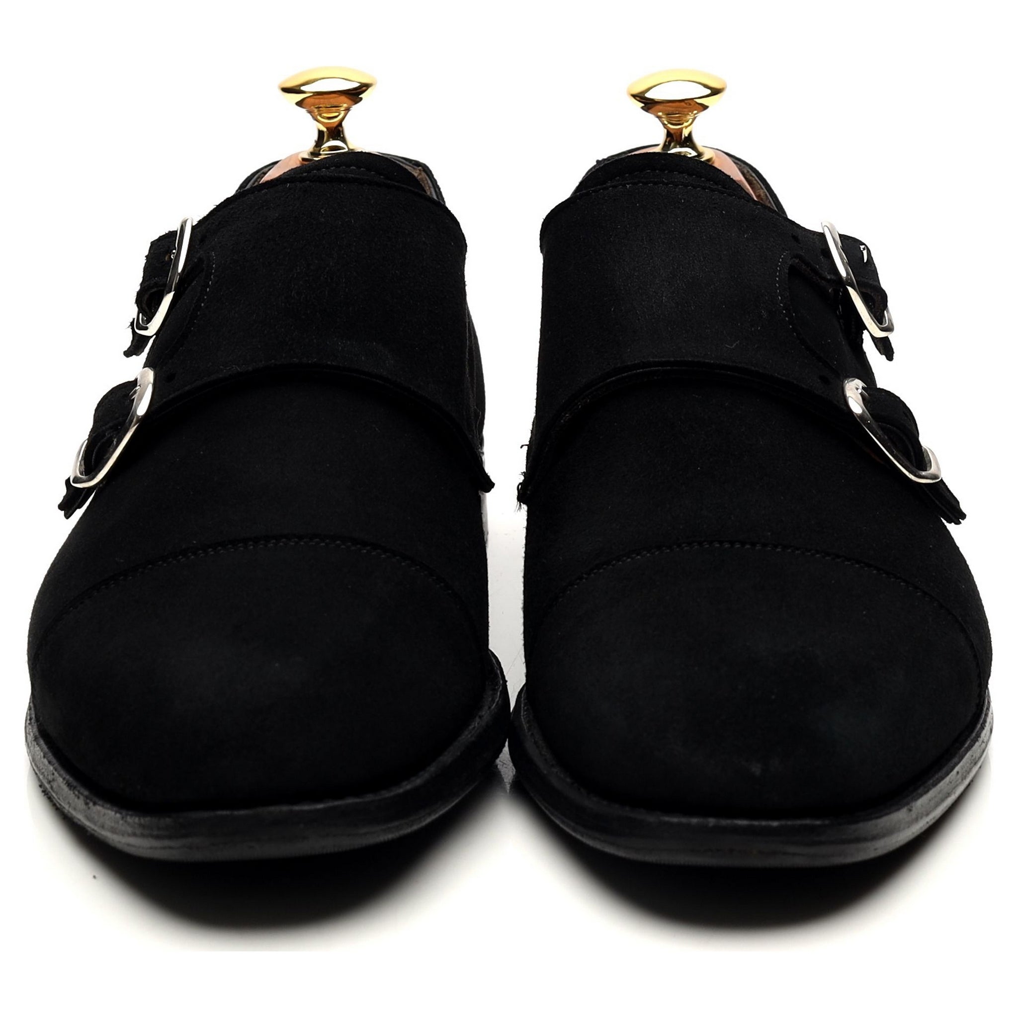 Cheaney Emily derbies double boucle daim noir pointure UK 6,5