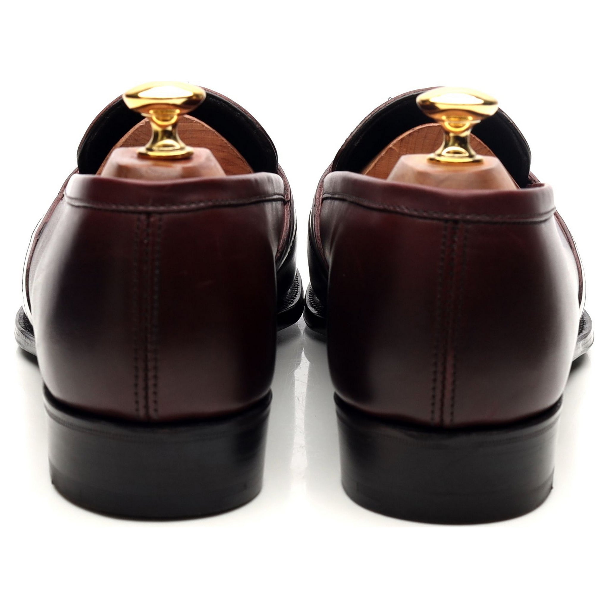 George Cleverley Kingsman mocassin cuir bordeaux 9 UK