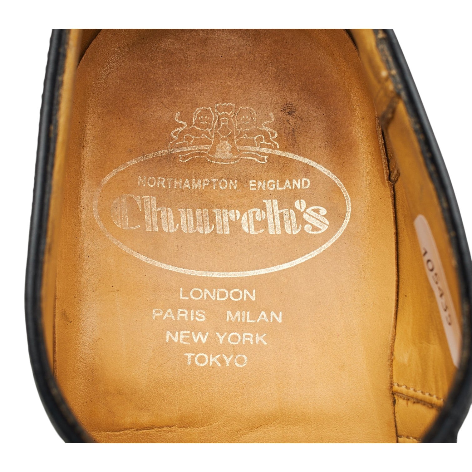 Church's Balmoral oxford cuir noir veau 7 UK